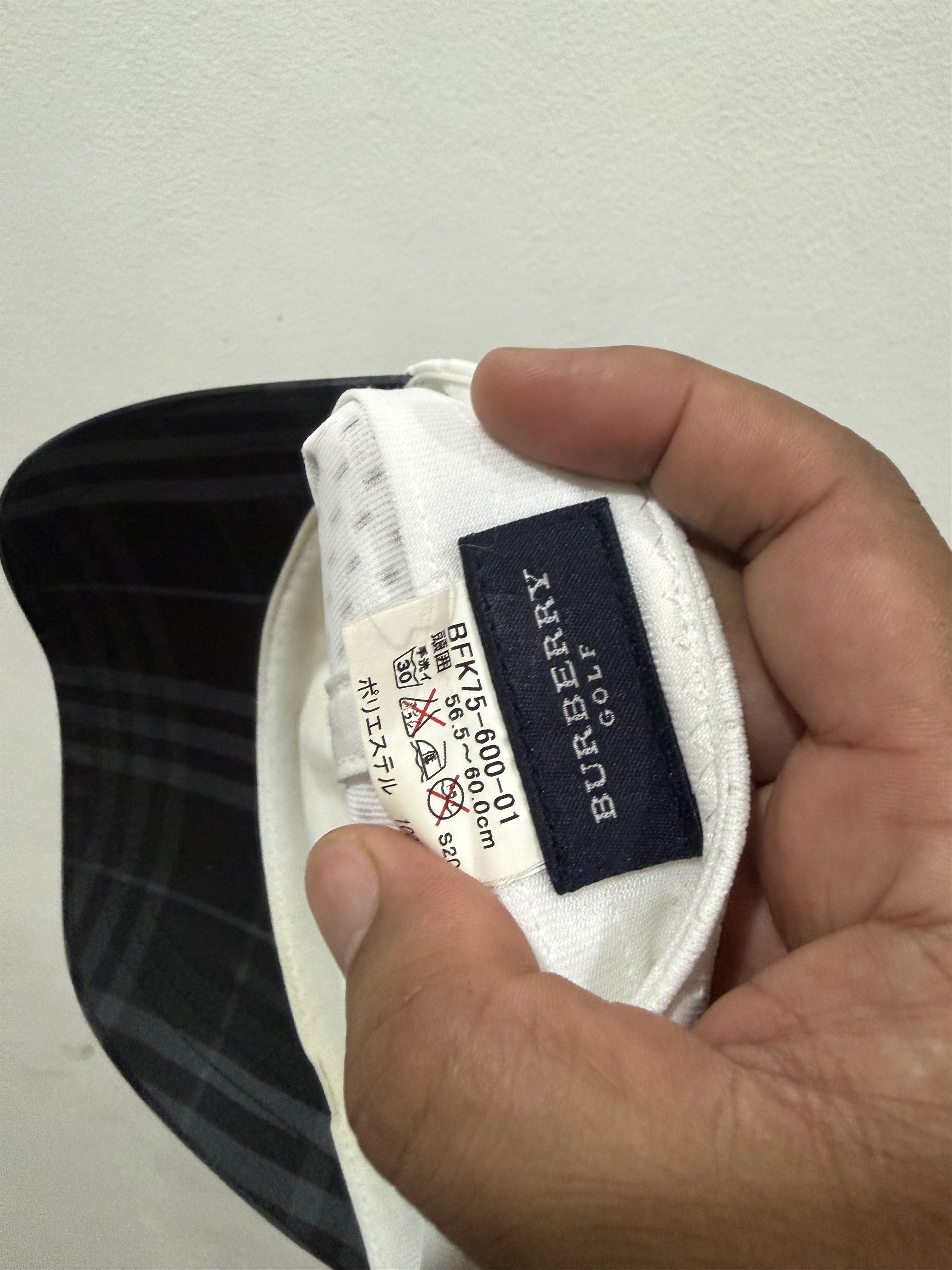 Burberry VTG Burberry Golf Nova Checked Hat Size ONE SIZE - 6 Thumbnail