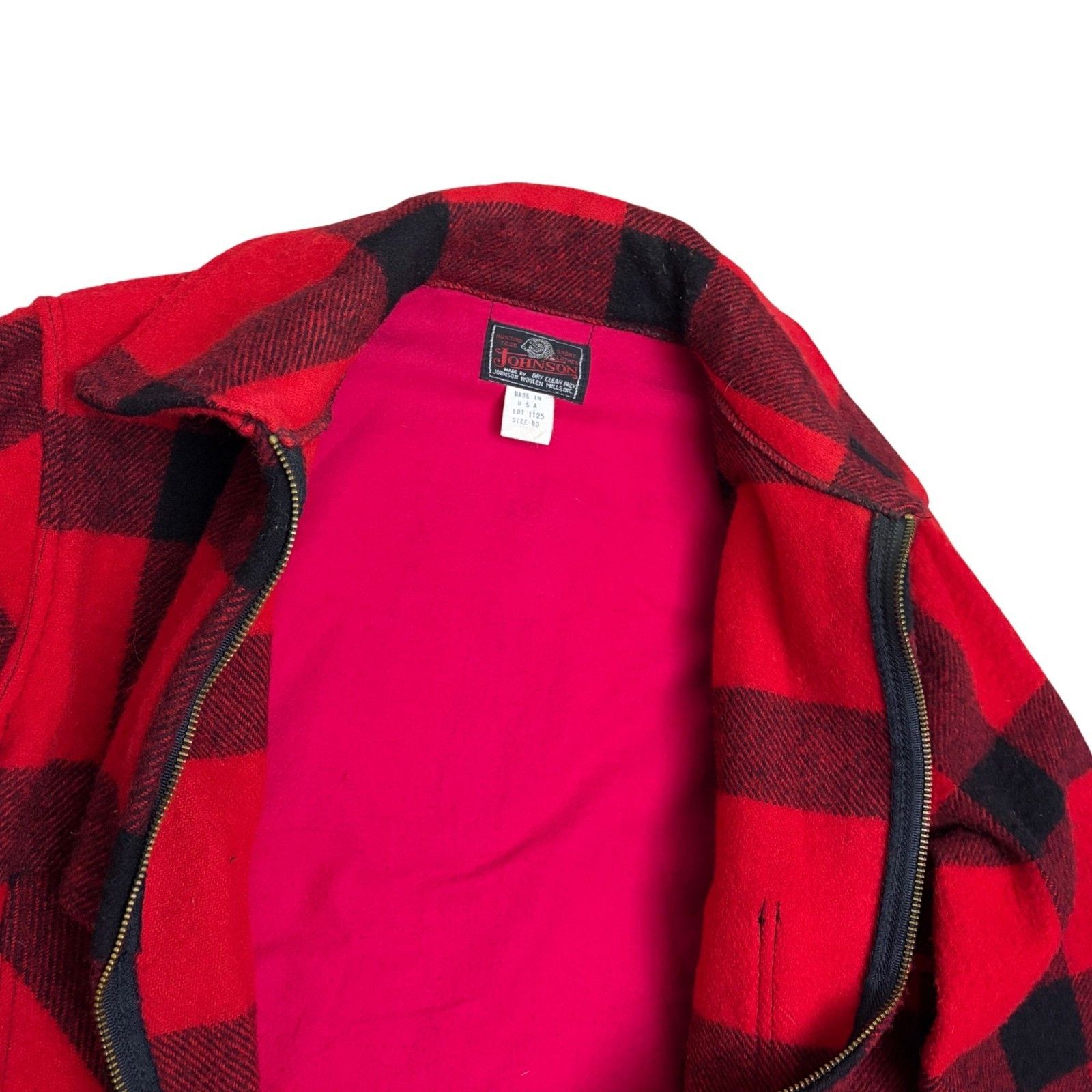 Johnson Woolen Mills RARE VINTAGE 50s Johnson Woolen Mills Wool Hunting Jacket Size US M / EU 48-50 / 2 - 4 Thumbnail