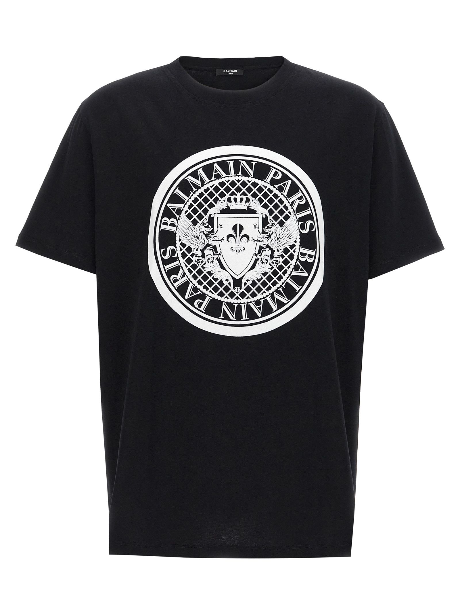 Balmain Velvet Logo T-Shirt Size US XL / EU 56 / 4 - 1 Thumbnail