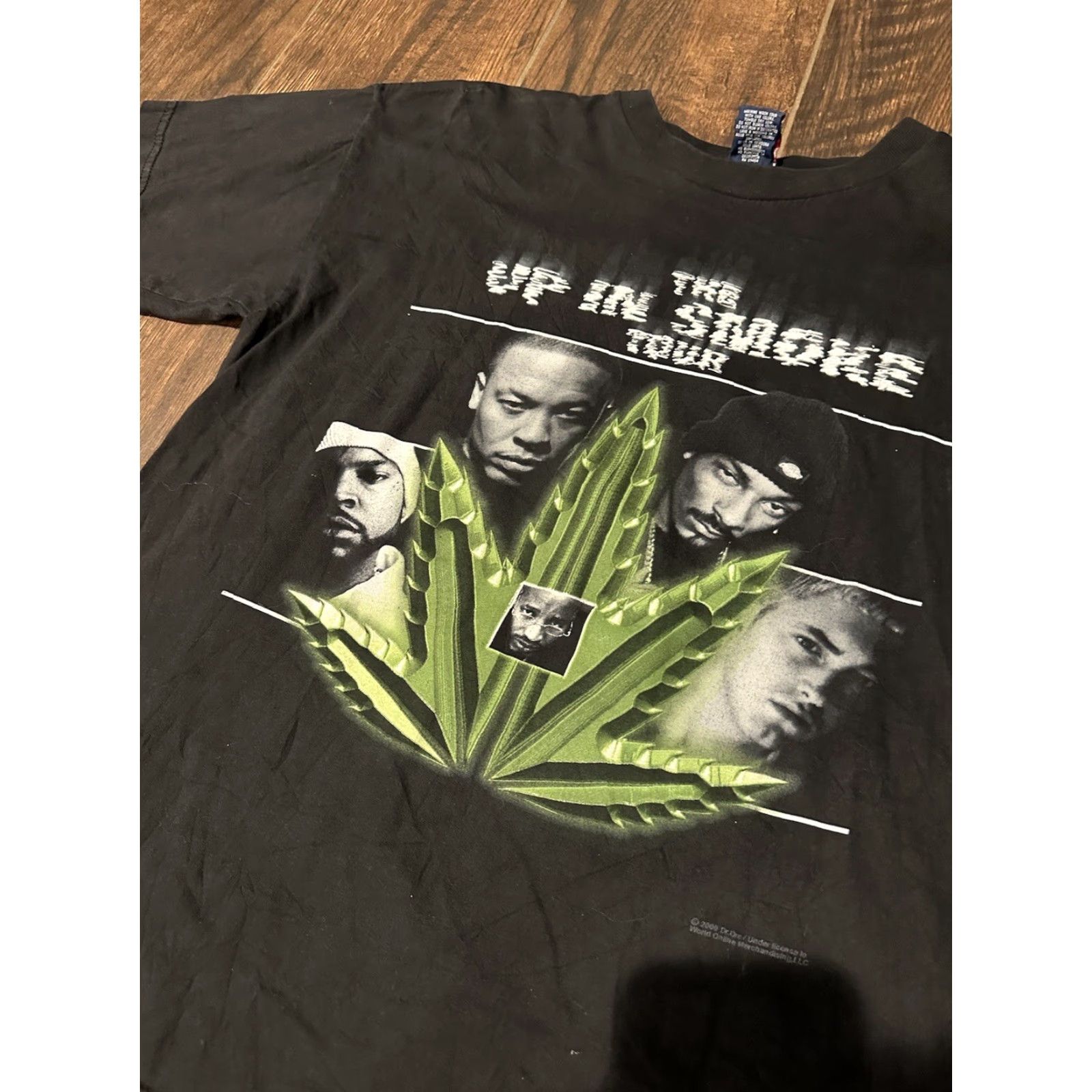 Vintage VINTAGE 2000 Up In Smoke Tour Shirt Large Em Dre Snoop Cube Rap Tee Size US L / EU 52-54 / 3 - 4 Thumbnail