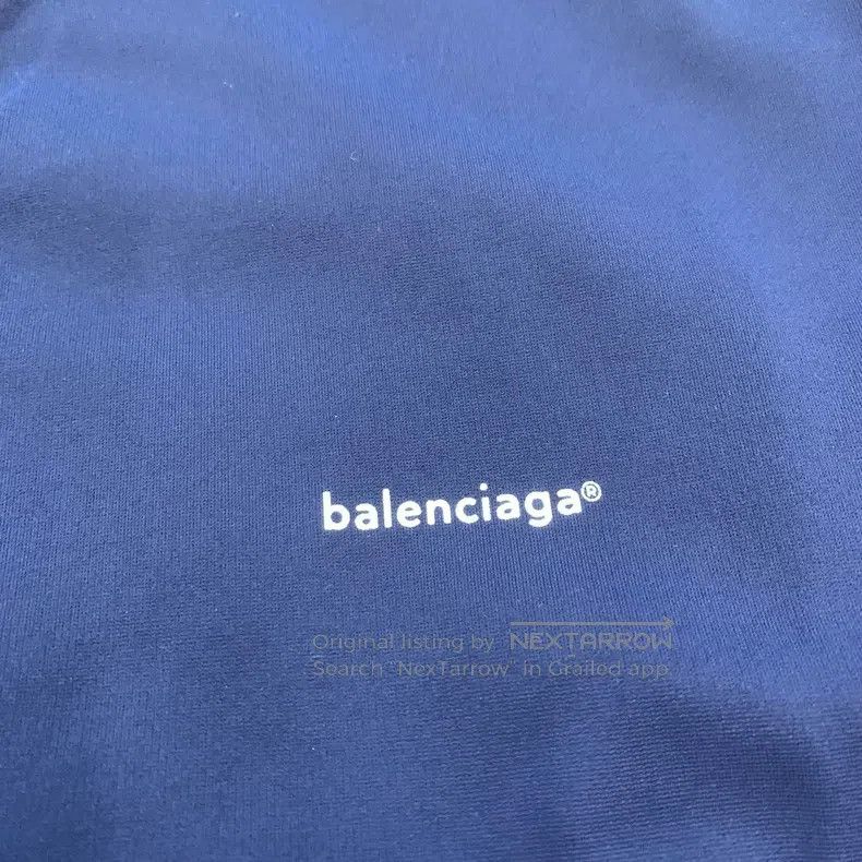 Balenciaga Balenciaga Blue Small Logo Jacket Size US M / EU 48-50 / 2 - 7 Thumbnail