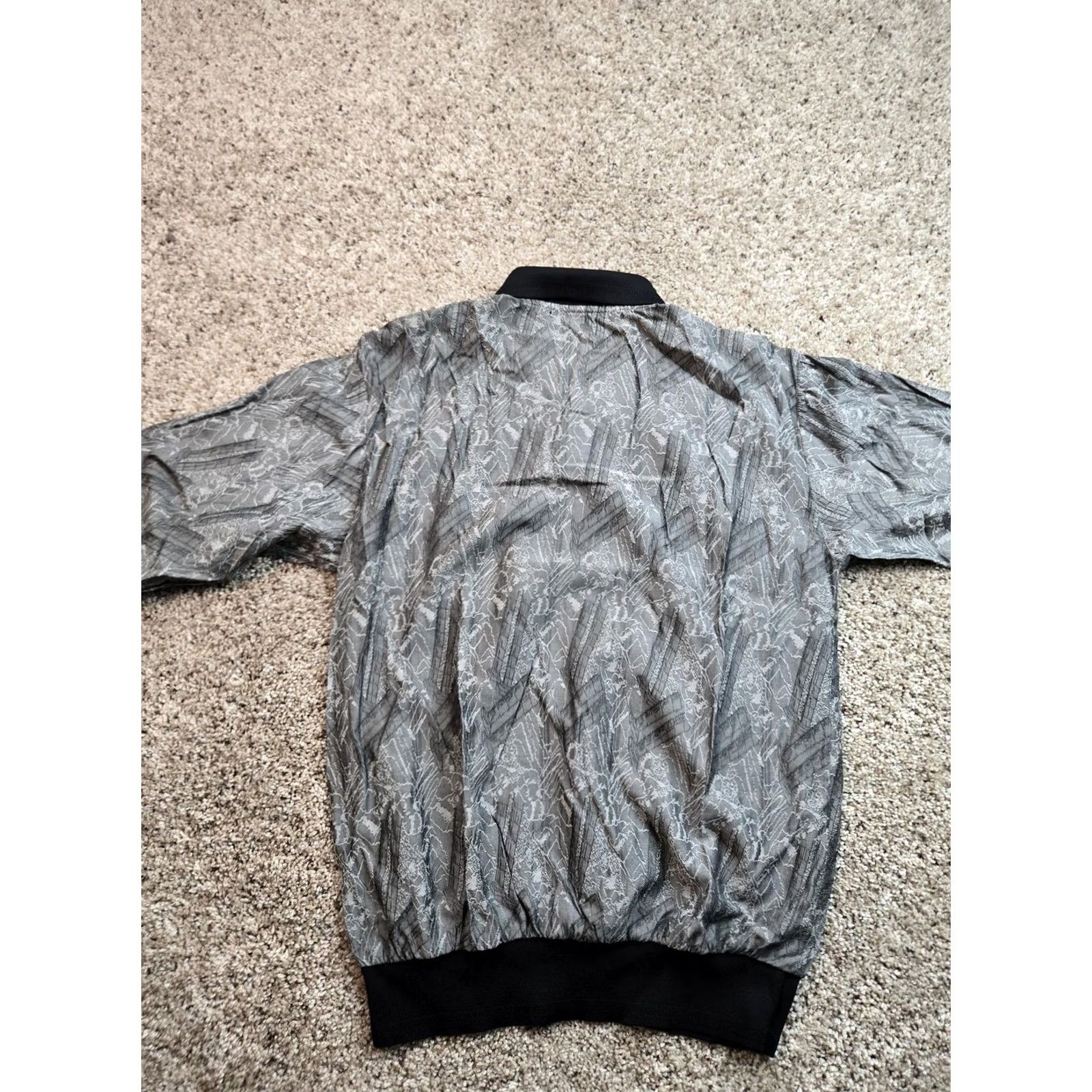 Vintage VINTAGE Bel-Air Polo Shirt Mens M Gray Geometric 80s Long Sleeve Pullover Shirt Size US M / EU 48-50 / 2 - 5 Thumbnail
