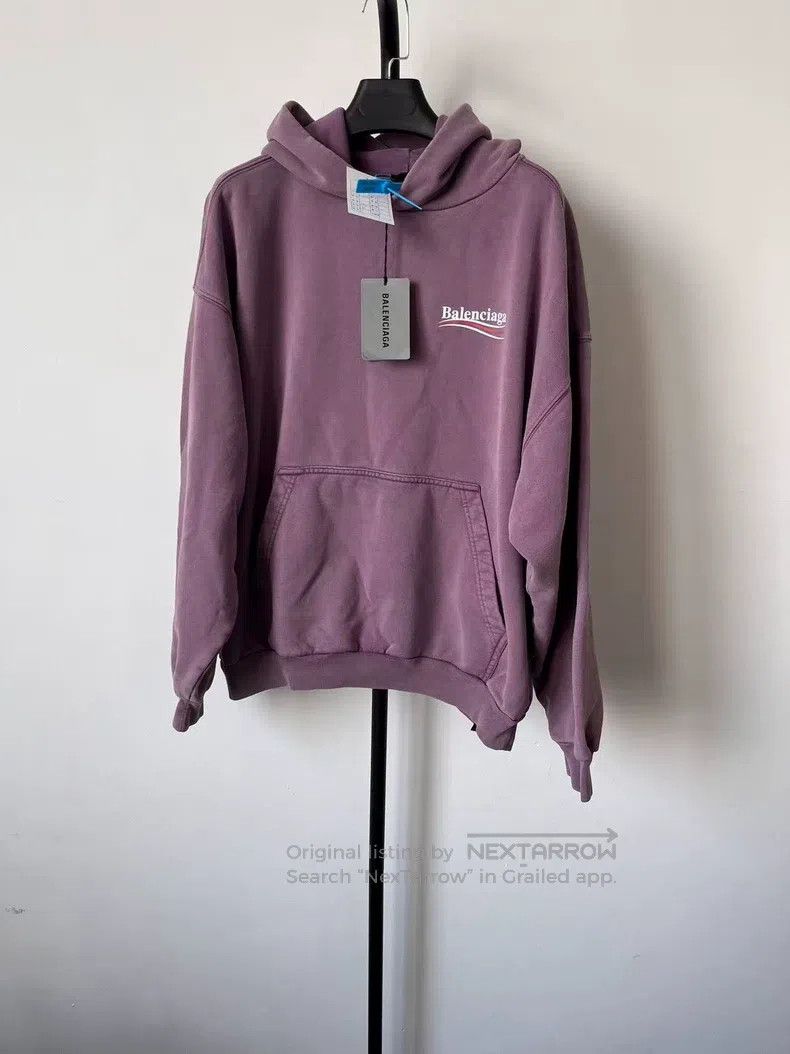 Balenciaga Balenciaga Hooded Alphabet Pullover Long Sleeve Sweatshirt Size US M / EU 48-50 / 2 - 1 Thumbnail