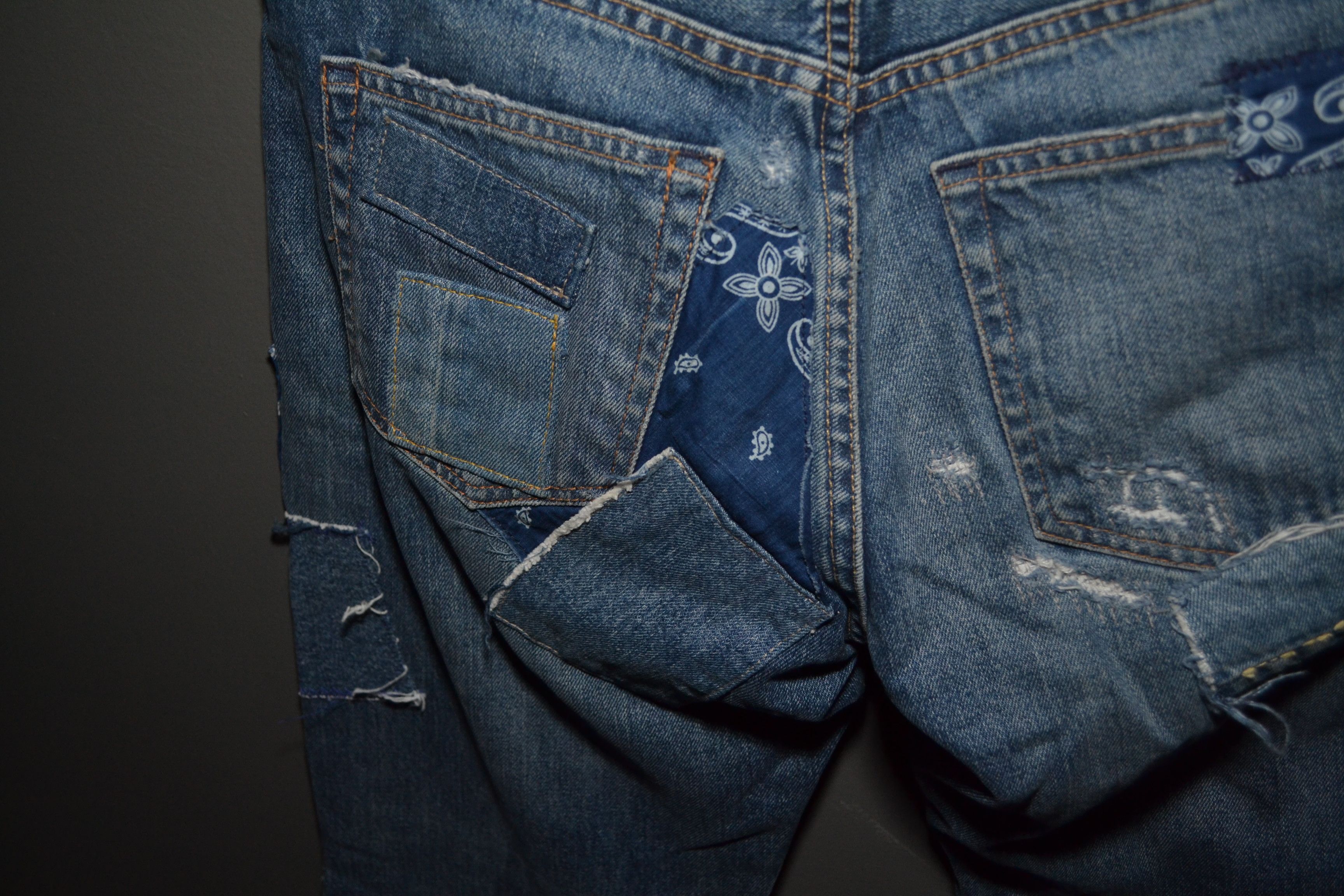Polo Ralph Lauren Polo Ralph Lauren Patchwork Avery Boyfriend Crop Jeans 27 Size 27" / US 4 / IT 40 - 5 Thumbnail
