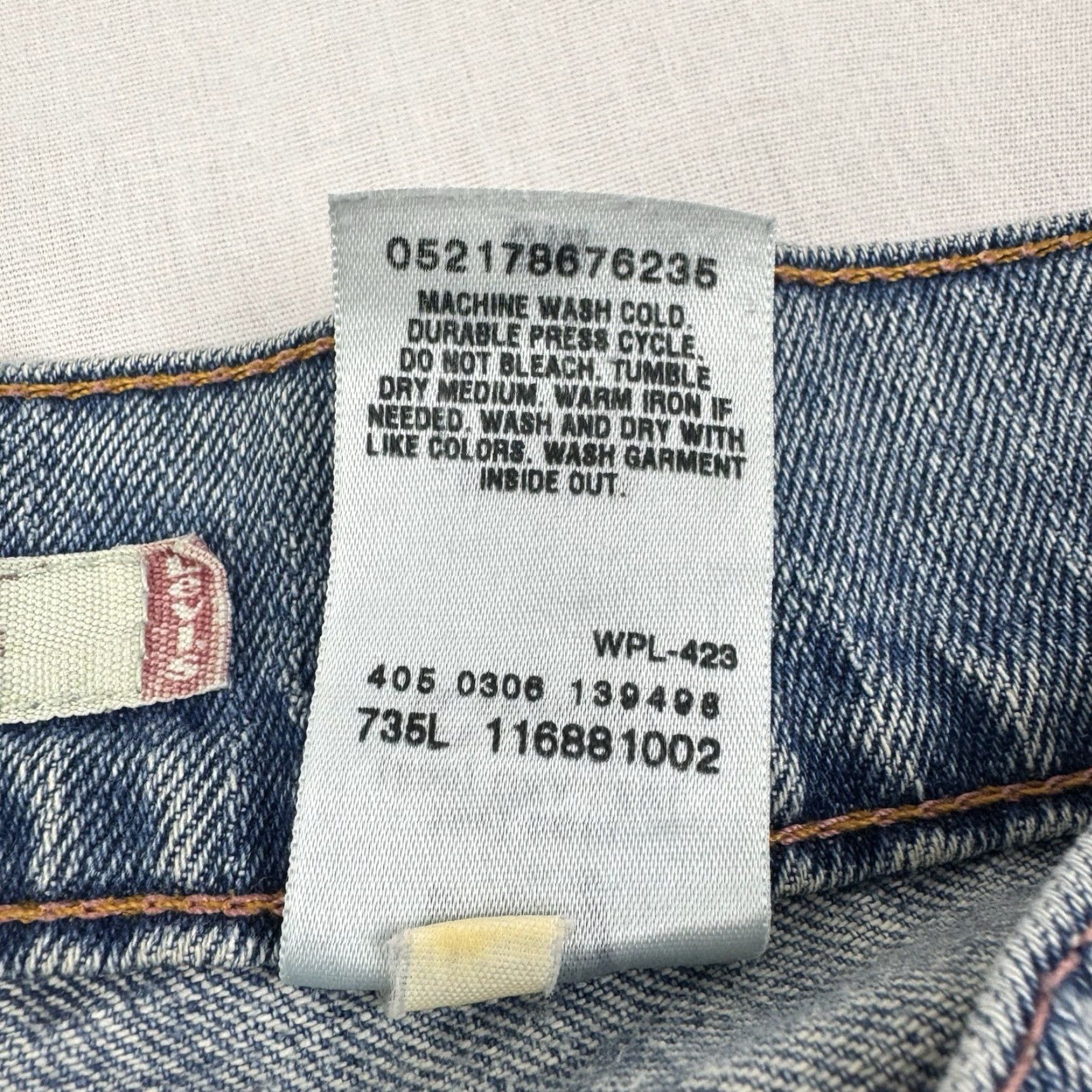 Levi's VINTAGE Levi's Bootcut Jeans Womens 5M Blue Hipster Y2K Pockets Low Waist Size 27" / US 4 / IT 40 - 7 Thumbnail