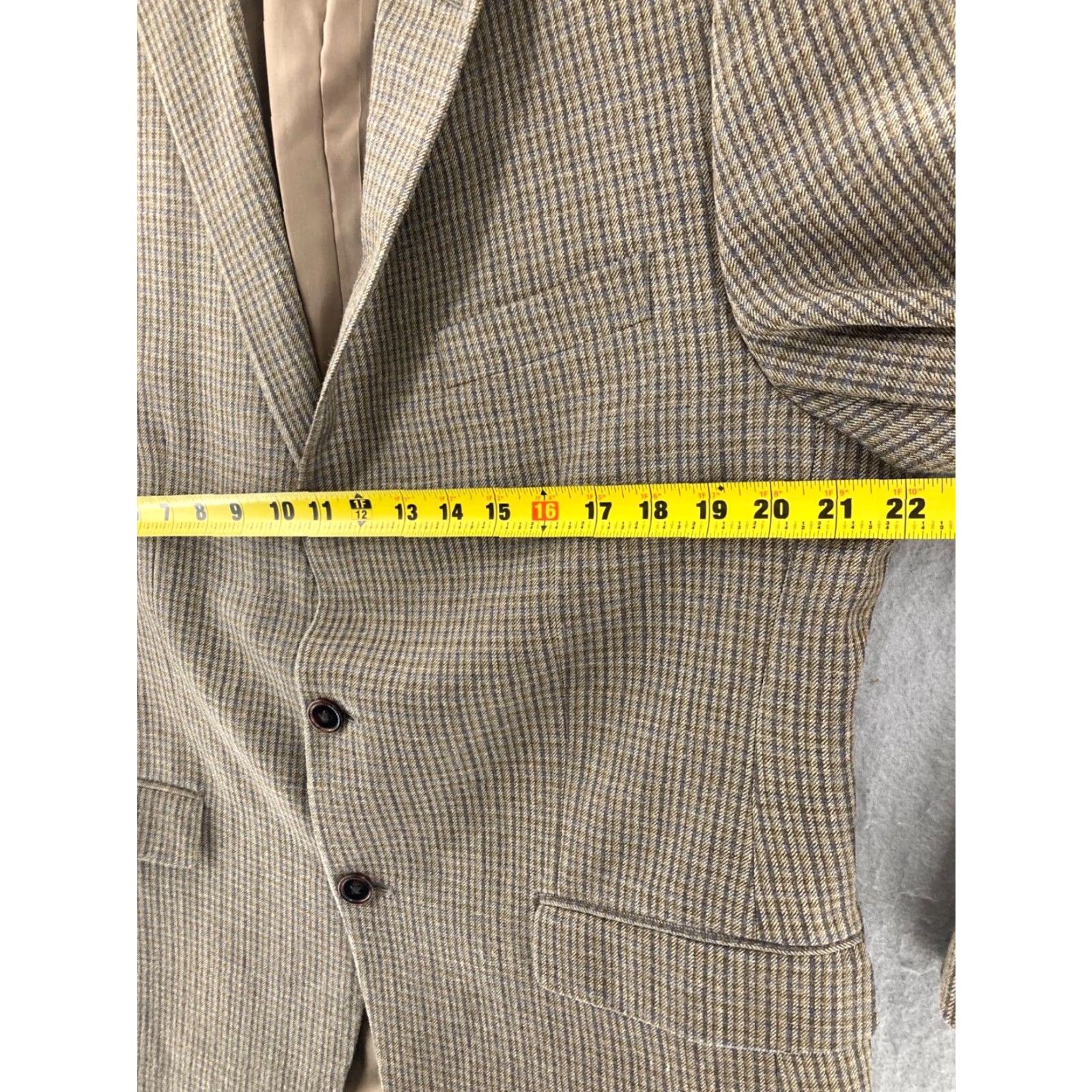 Ralph Lauren Lauren Ralph Lauren Mens 42 R Green Label Silk Blend Plaid Sport Coat Size US XS / EU 42 / 0 - 2 Thumbnail