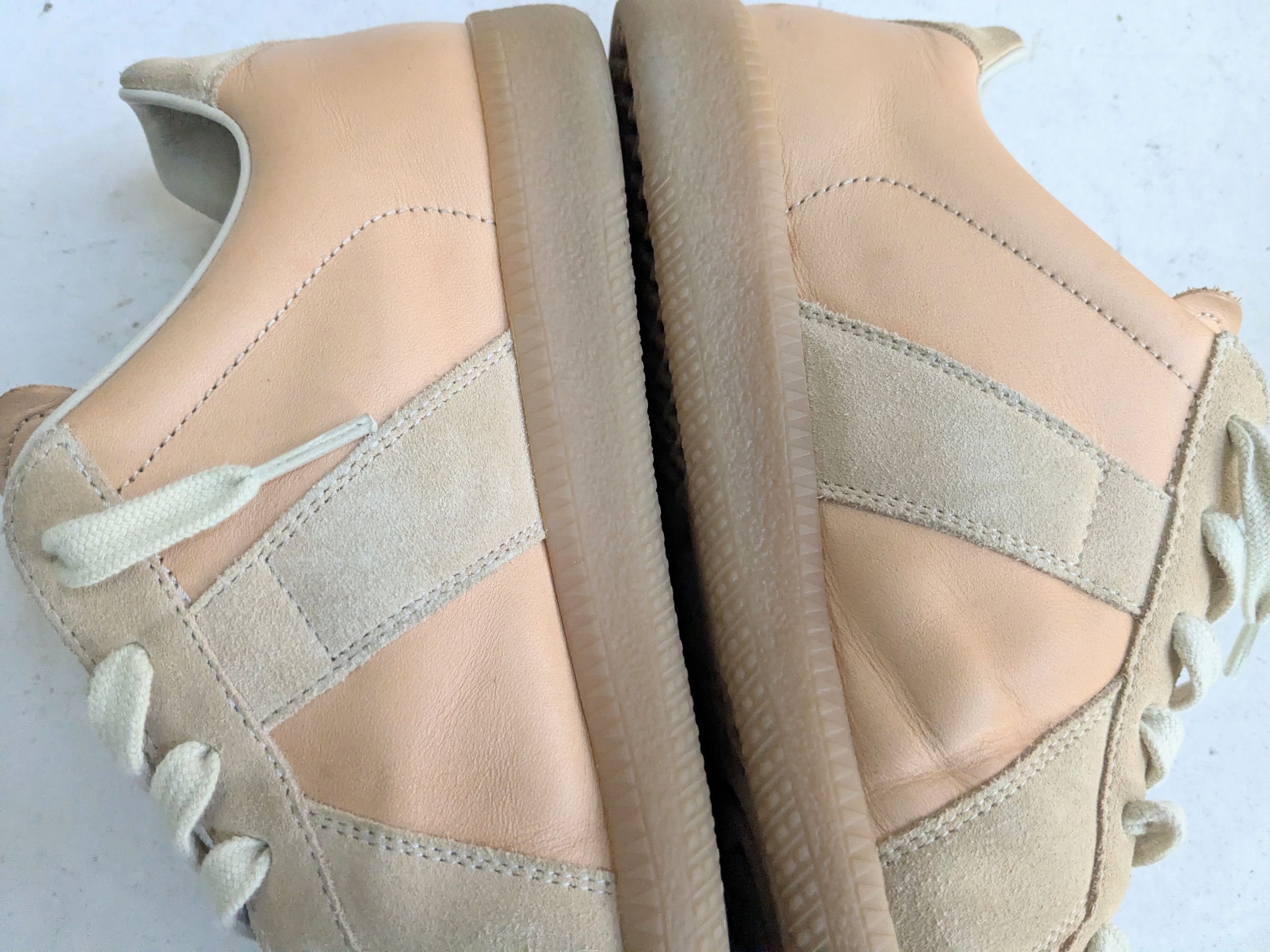 Maison Margiela Maison Margiela GAT Replica 8 41 Low Tops Tan Brown Size US 8 / EU 41 - 10 Thumbnail