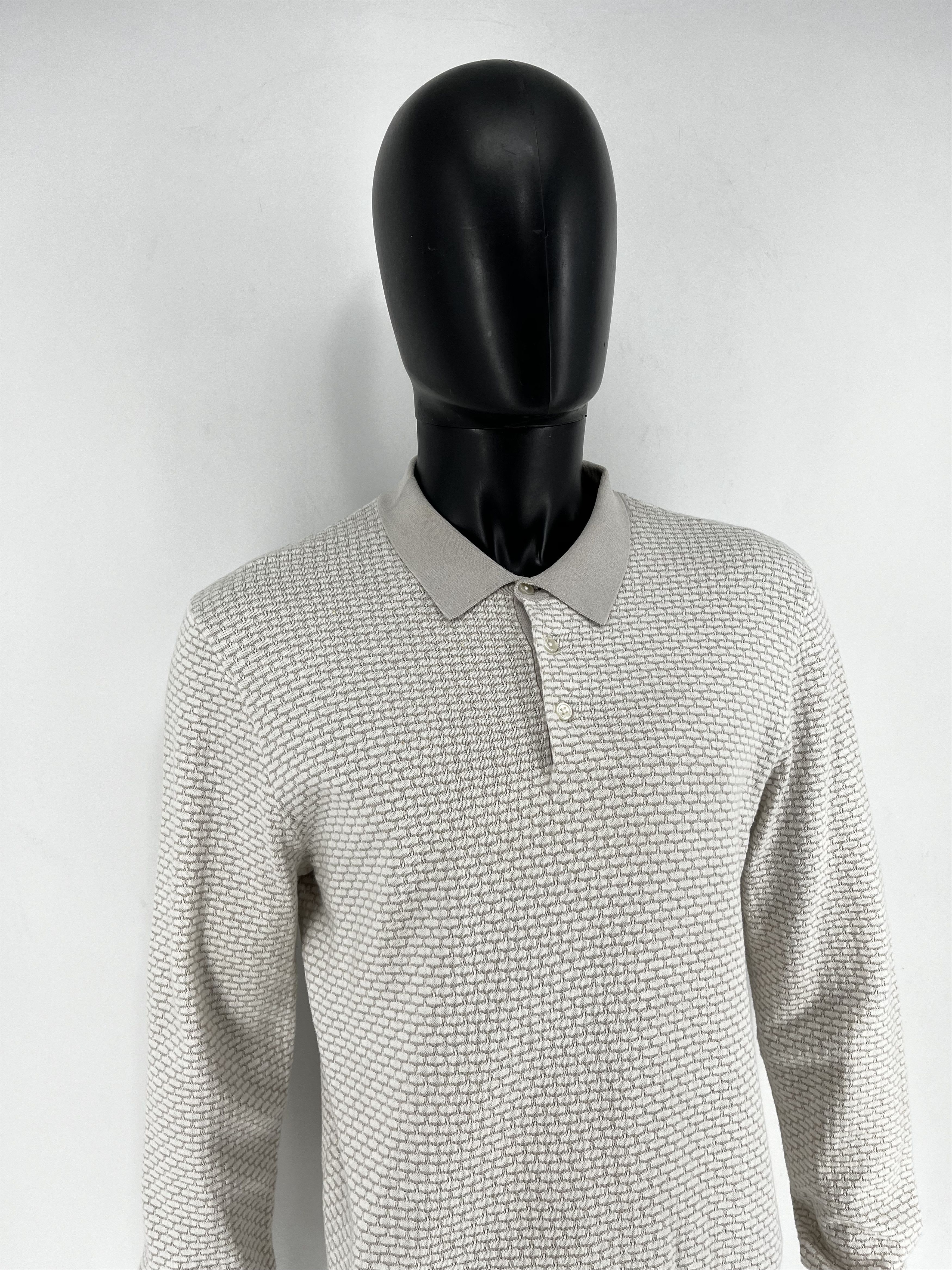 Reiss REISS MEN’S WOOL 1/4 BUTTON LONGSLEEVE POLO SHIRT Size US L / EU 52-54 / 3 - 3 Thumbnail