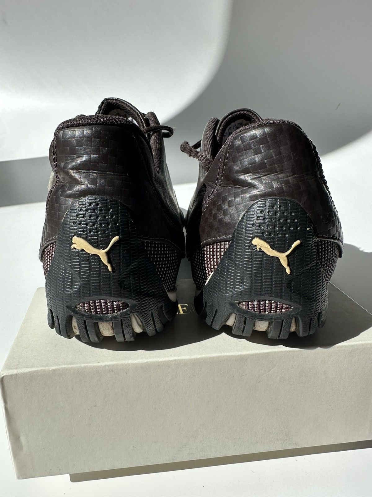 Japanese Brand × Puma × Vintage Vintage Puma brown/ white mens Sneakers Y2K size 10.5 Size US 10.5 / EU 43-44 - 16 Thumbnail