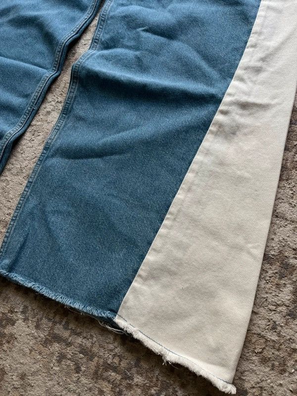 Vintage Blazed Sz 40 / L Wide Flared Jeans Denim Rare NWT Size 40" / US 18 - 4 Thumbnail