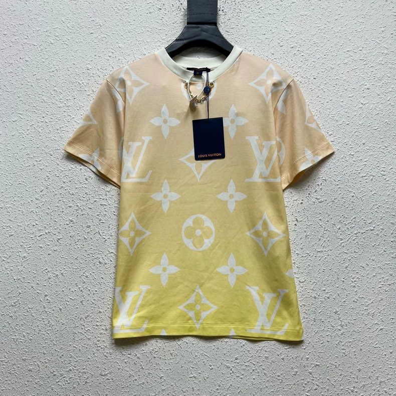 Louis Vuitton Gradient Full Logo Chain Short Sleeve