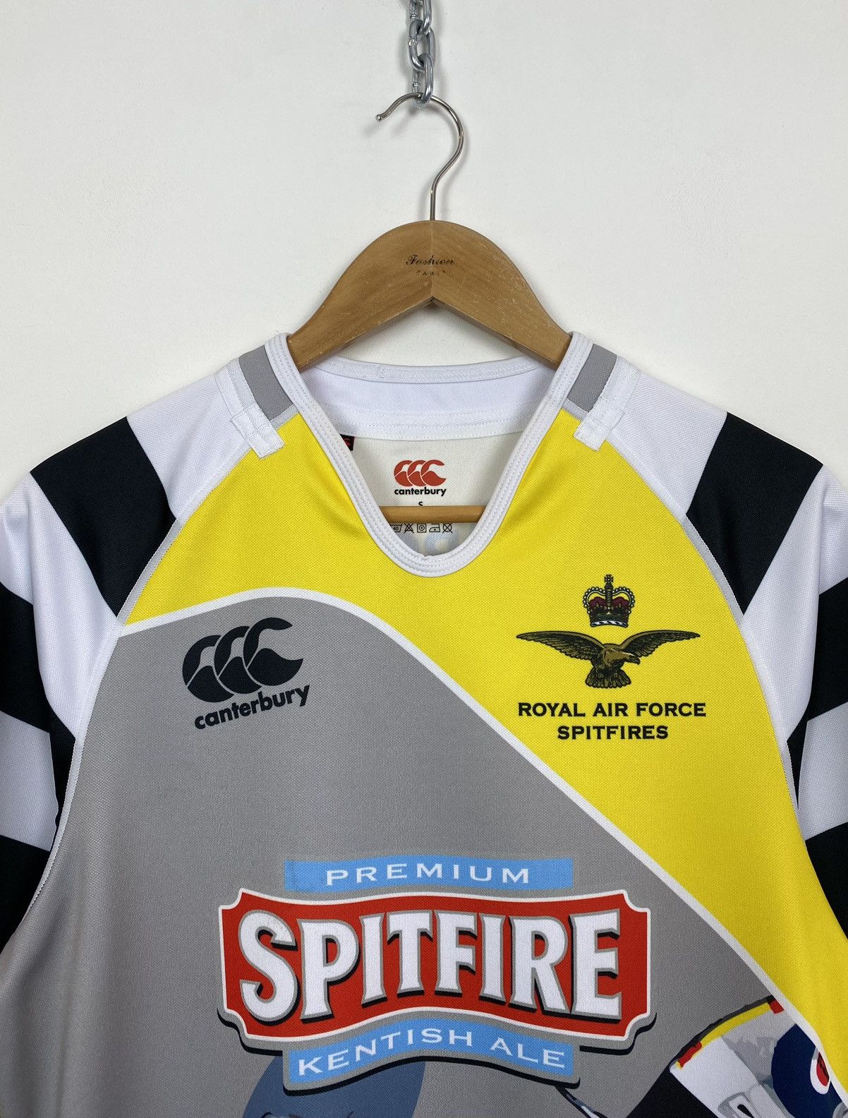 Canterbury of New Zealand Canterbury RAF Rugby Royal Air Force Spitfires Jersey Shirt Size US S / EU 44-46 / 1 - 2 Thumbnail