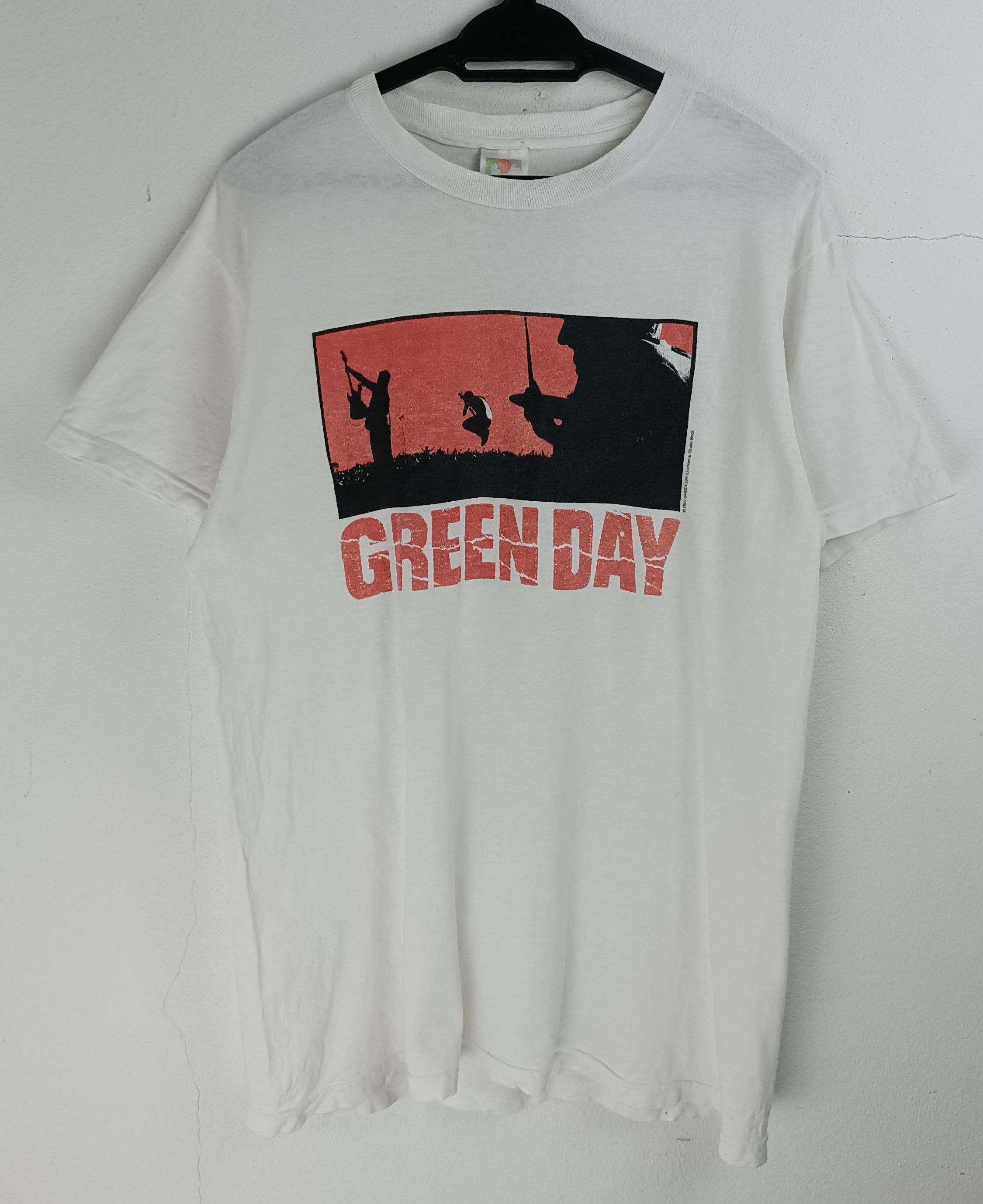 Band Tees VINTAGE 2001 GREEN DAY TOUR TEE WARNING AMERICAN IDIOT Size US M / EU 48-50 / 2 - 3 Thumbnail