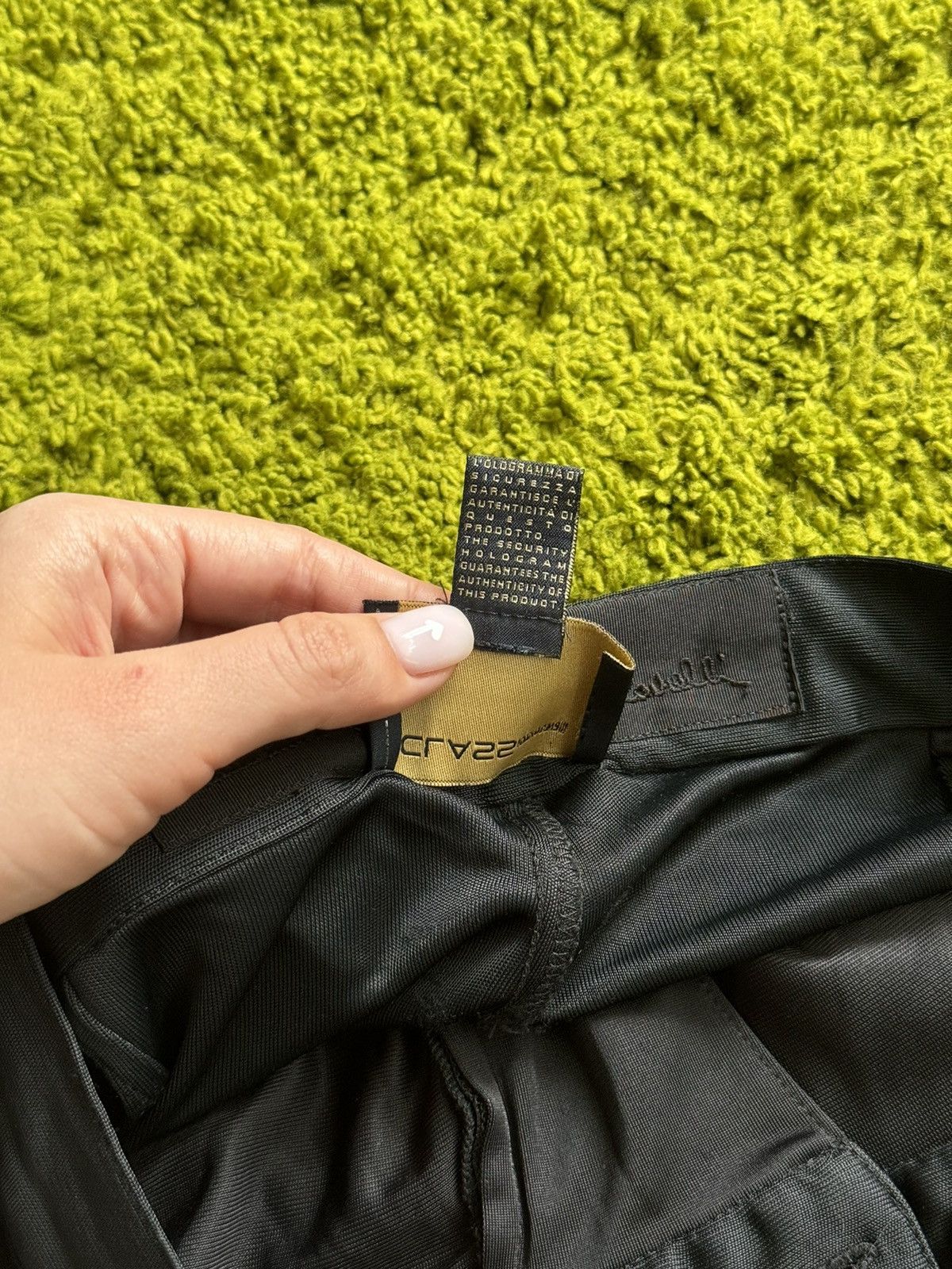 Cavalli Class × Just Cavalli × Roberto Cavalli Cavalli class avant garde palazzo black pants Size 32" / US 10 / IT 46 - 7 Thumbnail