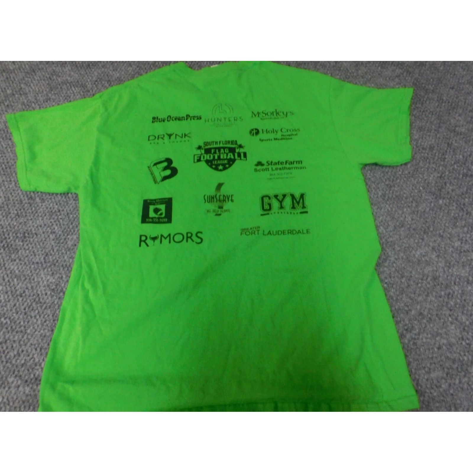 Gildan Gildan Mens Shirt T-Shirt Florida Green Cotton Short Sleeve Crew Neck L Size US L / EU 52-54 / 3 - 7 Thumbnail