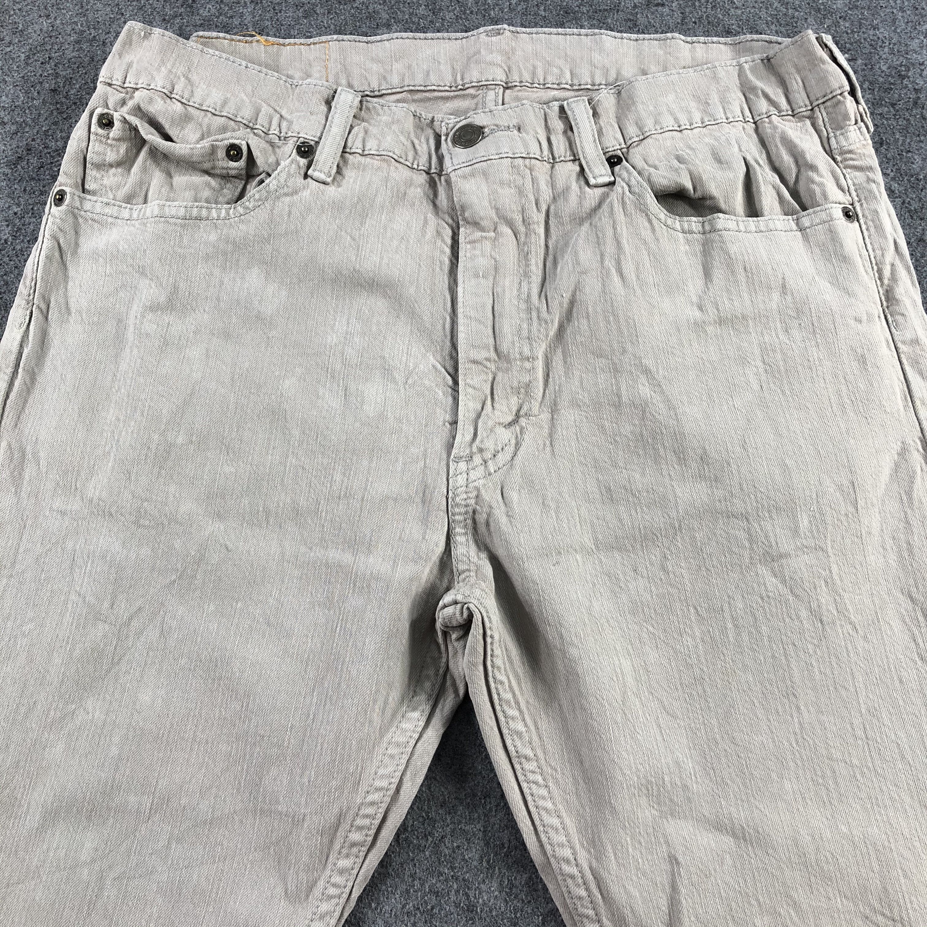 Levi's Vintage Light Wash Levis 513 Jeans-J2435 Size US 34 / EU 50 - 3 Thumbnail