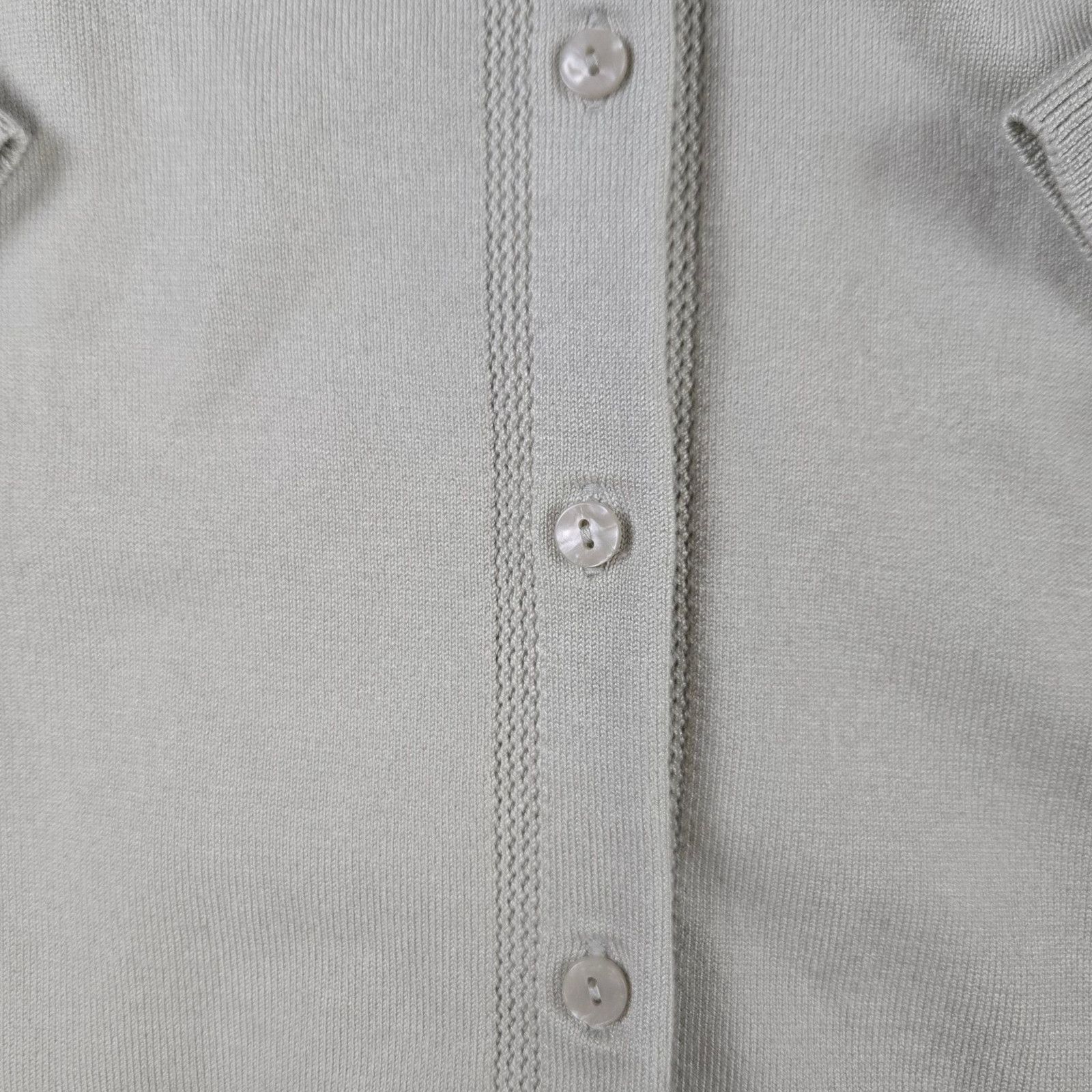 Other Ellen Tracy Beige Minimal Button Front Cardigan Size Large Size L / US 10 / IT 46 - 6 Thumbnail