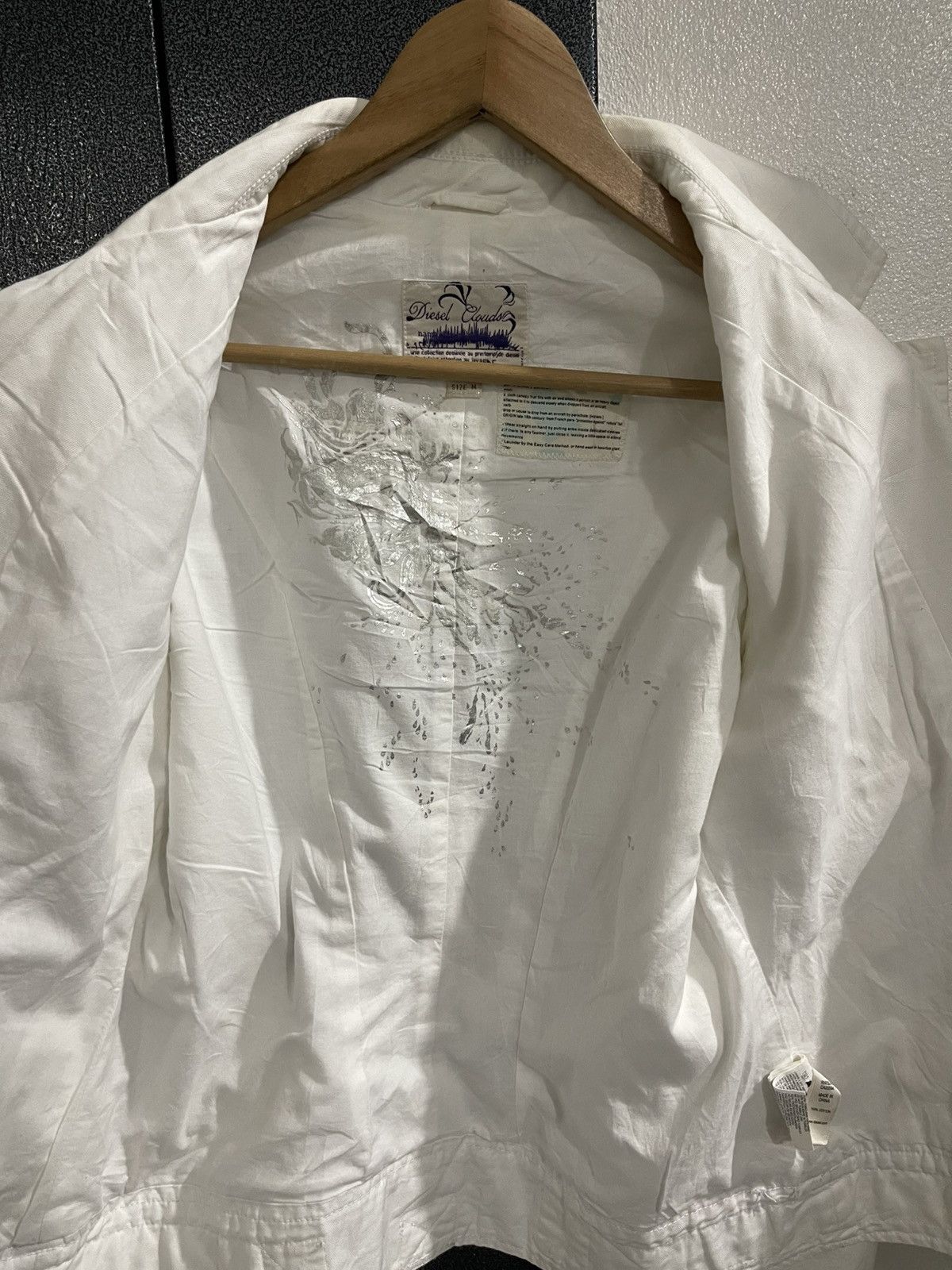 Diesel Diesel Parachute White Jacket Size M / US 6-8 / IT 42-44 - 16 Thumbnail