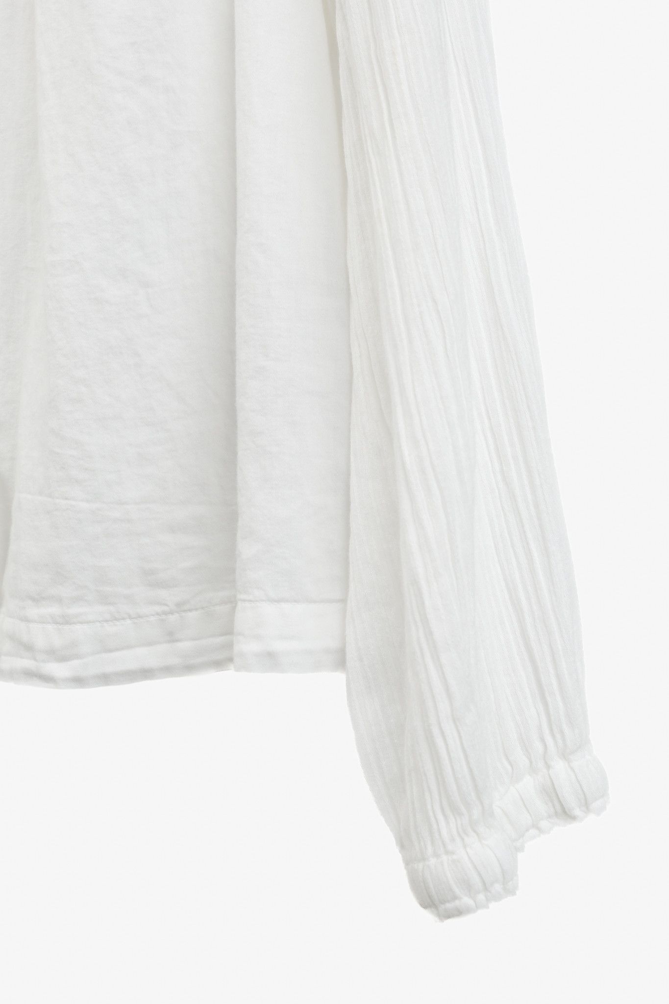 Other Raquel Allegra White Gibson Girl Frills Shirt Size L / US 10 / IT 46 - 6 Thumbnail