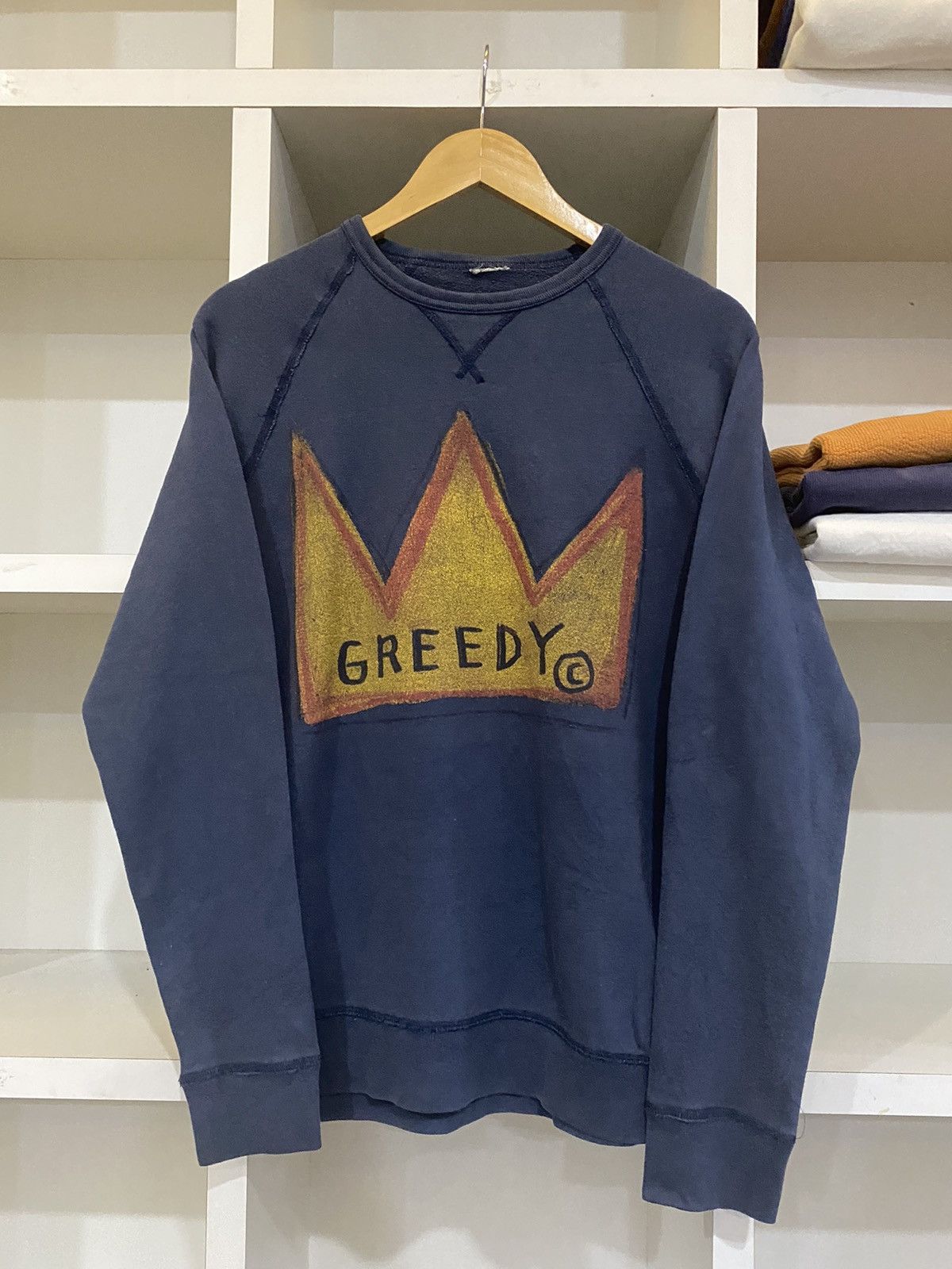 Greedy Genius × Vintage Vintage Greedy Sweatshirt Size US S / EU 44-46 / 1 - 7 Thumbnail