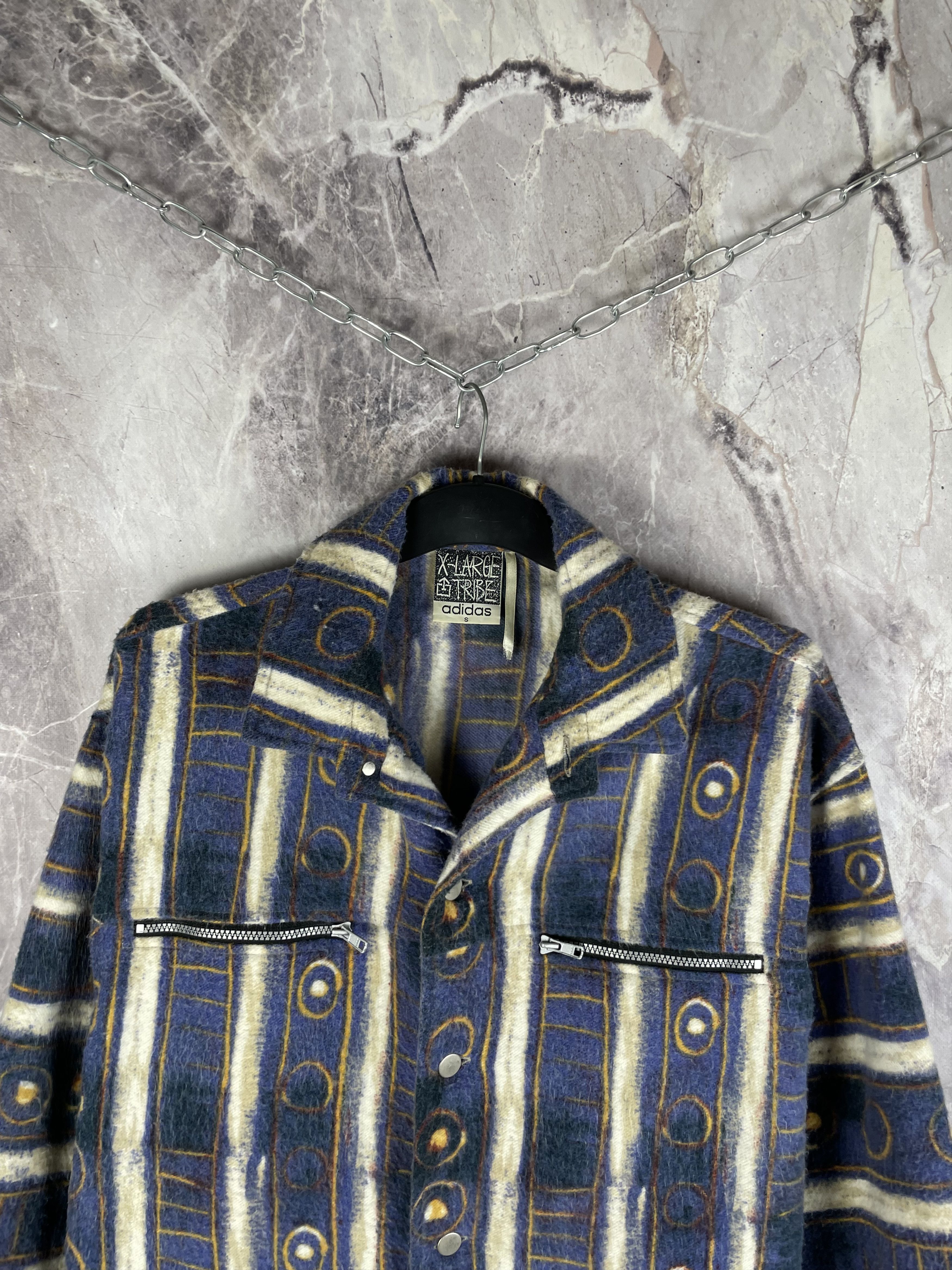 Adidas Adidas X-Large Tribe Woven Rugged Flannel Overshirt Size US S / EU 44-46 / 1 - 3 Thumbnail