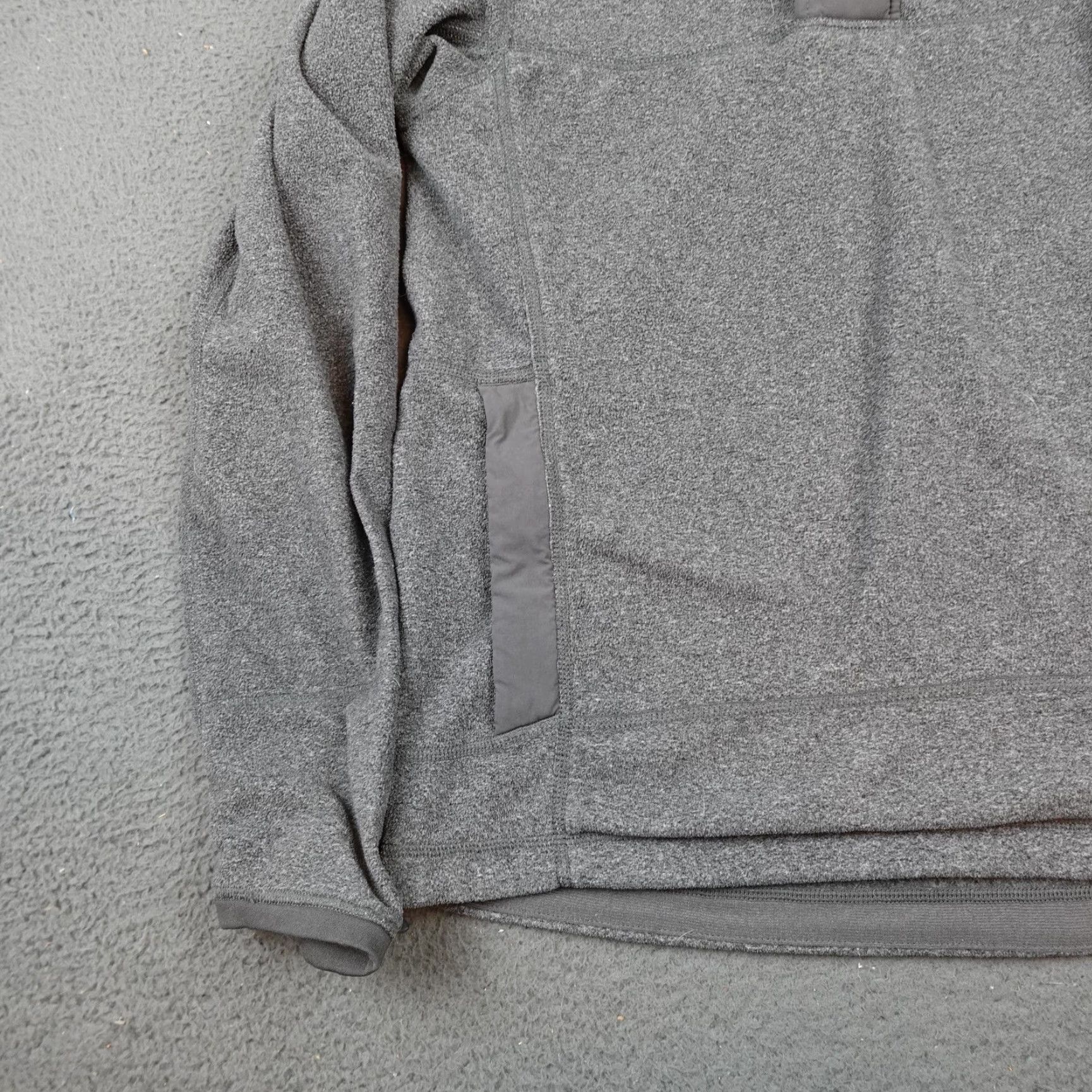 The North Face The North Face Mens Small Gray Fleece 1/4 Zip Snap Pullover Outdoor Sweatshirt Jacket Size US S / EU 44-46 / 1 - 3 Thumbnail
