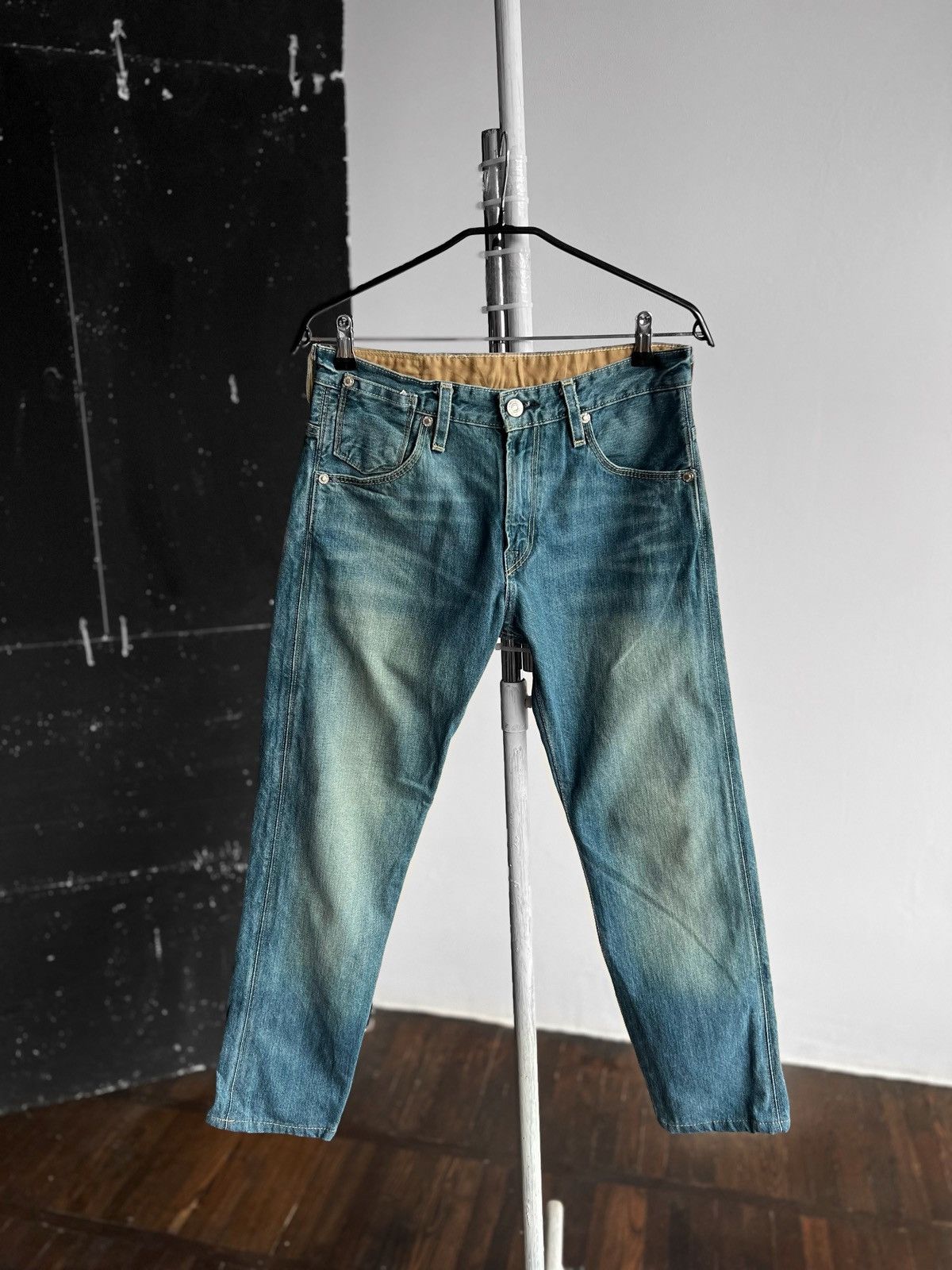 Designer × Levi's Levis 504 Womens Blue Denim Jeans Pockets Logo Size 30" / US 8 / IT 44 - 3 Thumbnail