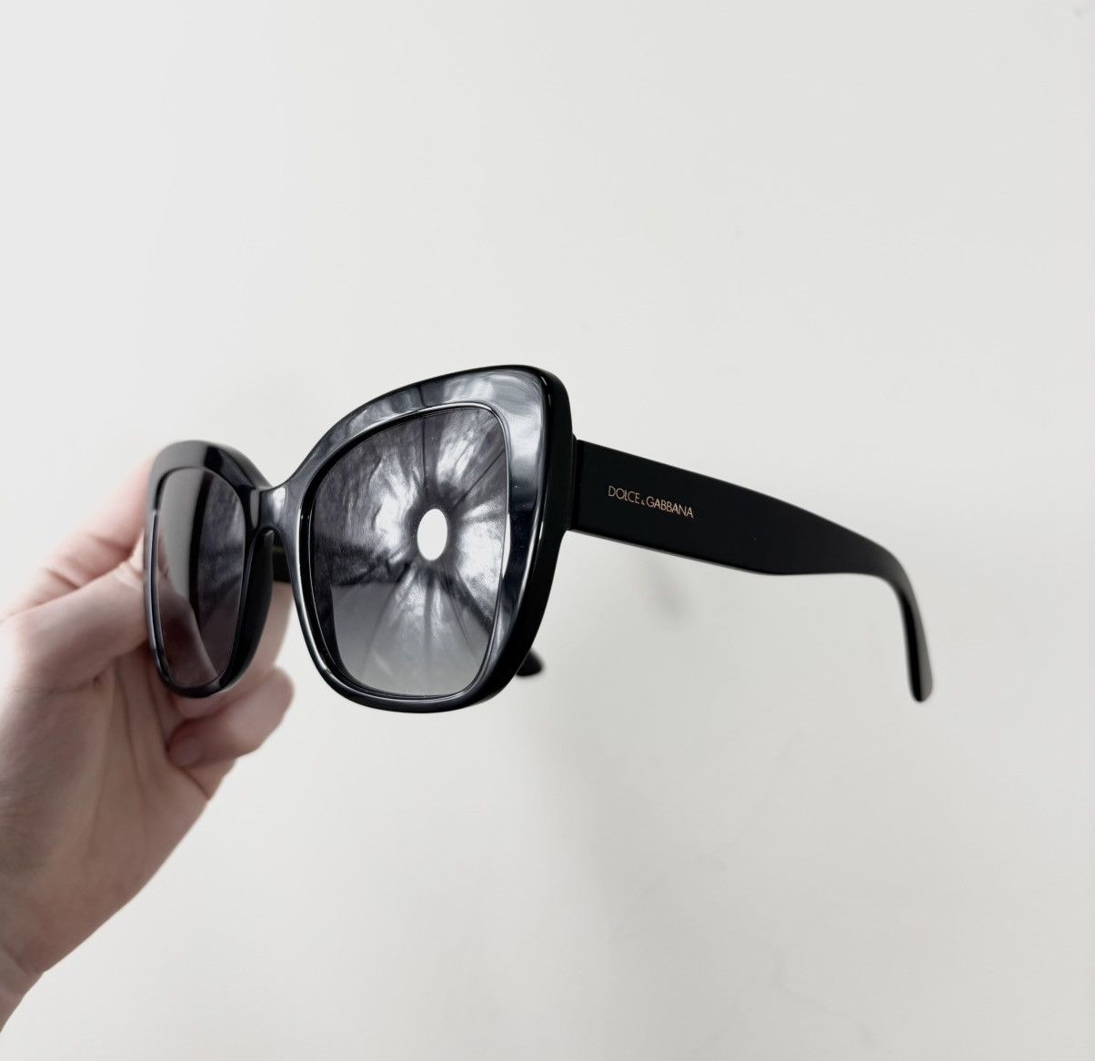 Dolce & Gabbana Dolce & Gabbana DG4348 501/8G Cat-Eye Sunglasses Black Size ONE SIZE - 11 Thumbnail