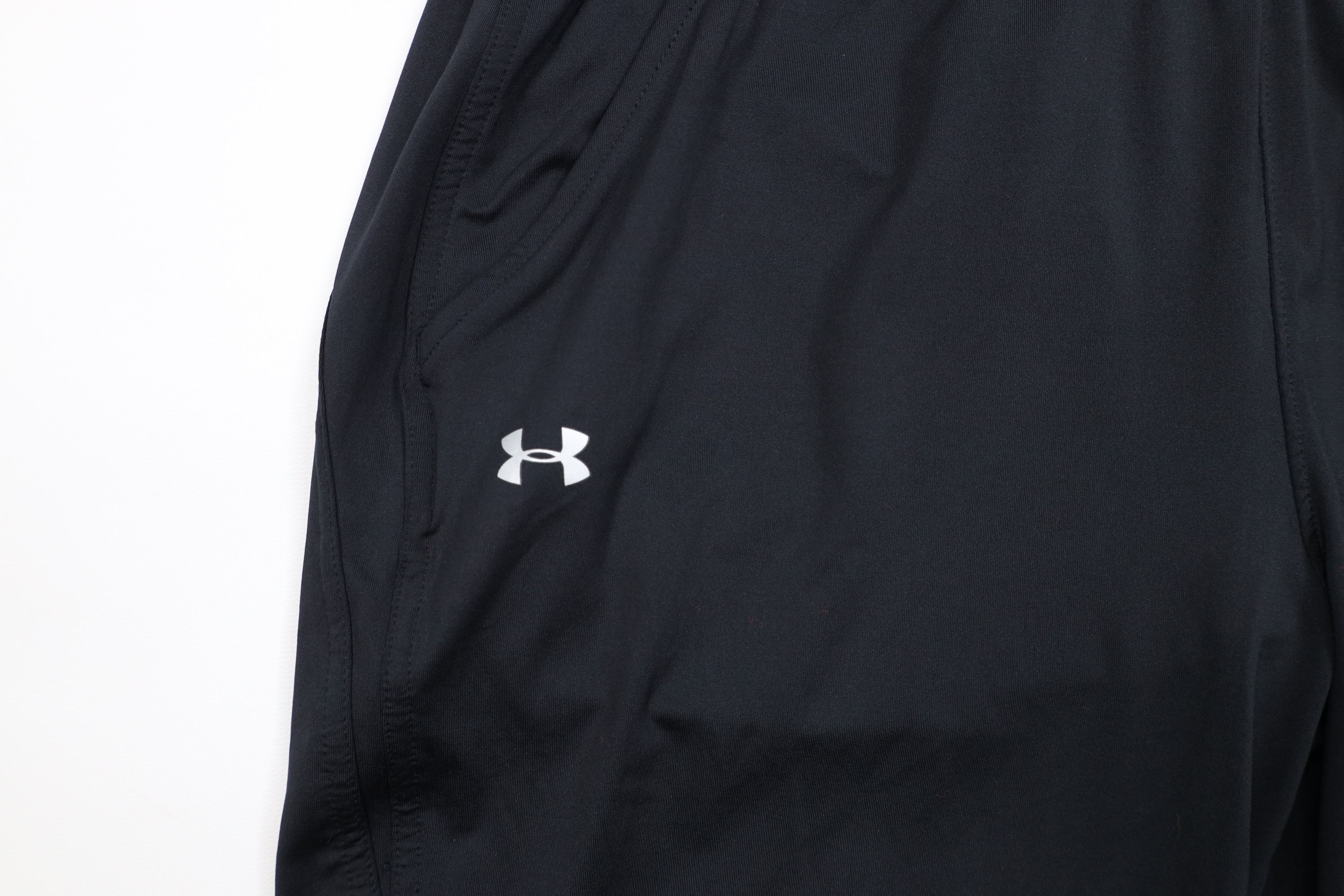Under Armour × Vintage Under Armour Spell Compression Sport Crop Pants Capris Black Size 28" / US 6 / IT 42 - 6 Thumbnail