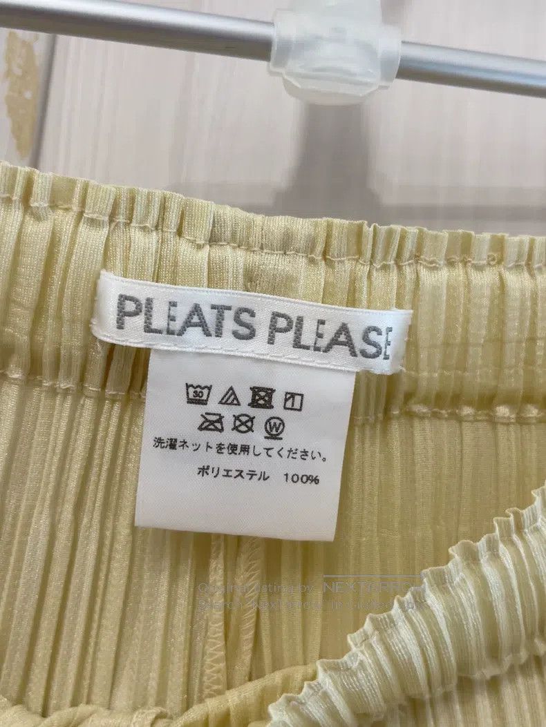 Issey Miyake Issey Miyake size:3 Beige Pants Size 31" - 2 Thumbnail
