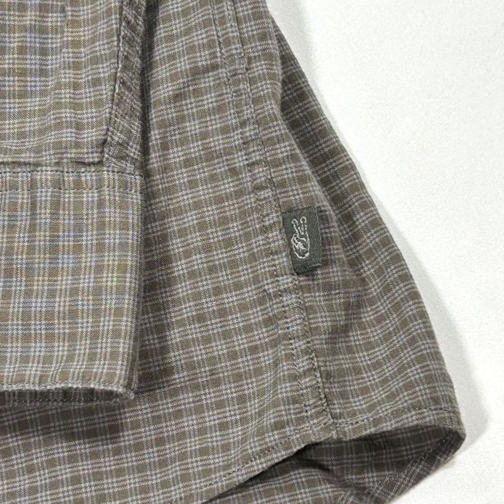 John Varvatos John Varvatos Plaid Button Up Shirt Long Sleeve Mens L Checkered Gray Size 42R - 5 Thumbnail
