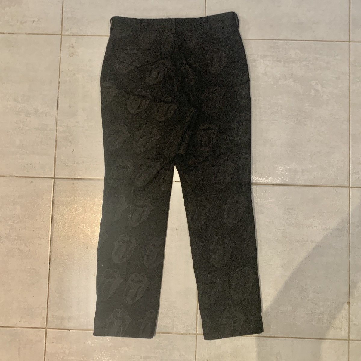 image of Comme Des Garcons Homme Plus x The Rolling Stones Comme Des Garçons X Rolling Stones Stones Pants S