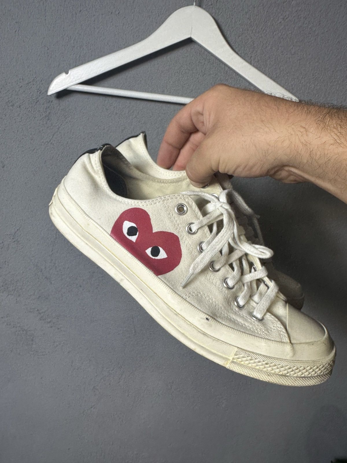 Comme des Garcons × Converse Converse PLAY Comme Des Garconc Canvas Chuck 70s Size US 9 / EU 42 - 3 Thumbnail