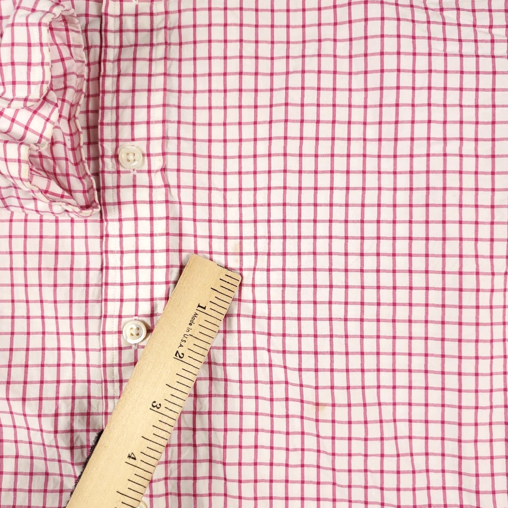 Ralph Lauren Ralph Lauren Shirt Mens XL Pink Check Button-Down Long Sleeve Casual Formal Vintage-Style 2000s Mens XL Pink Checkered Cotton Shirt Size US XL / EU 56 / 4 - 3 Thumbnail