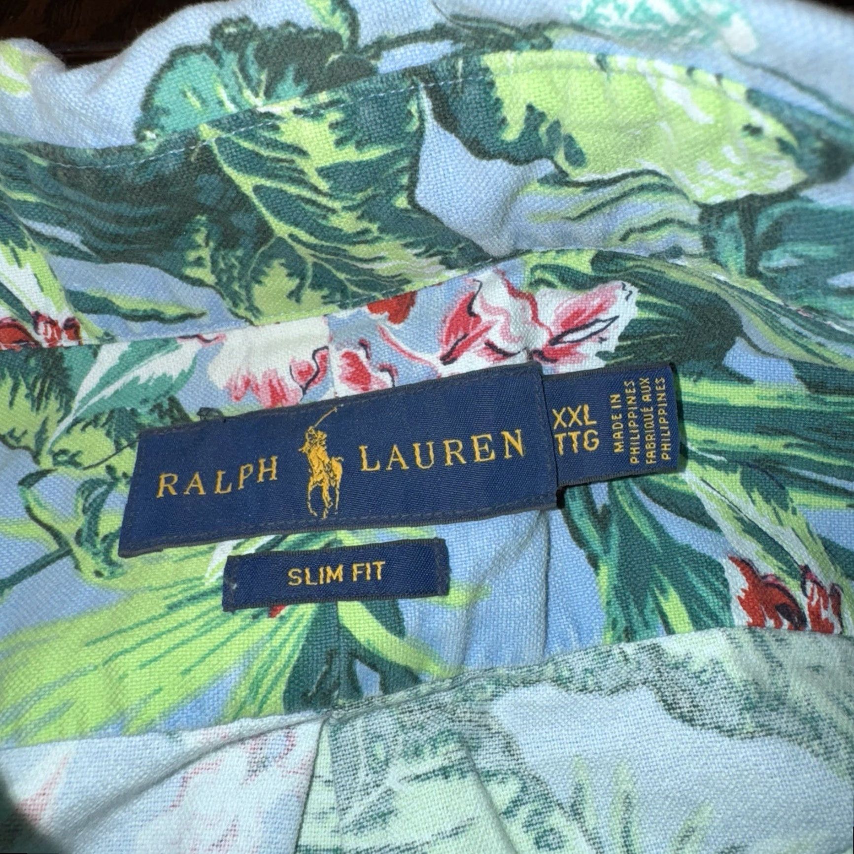 Polo Ralph Lauren Polo Ralph Lauren Shirt Men’s XXL Slim Fit Floral Tropical Beach Hawaiian Size US XXL / EU 58 / 5 - 4 Thumbnail