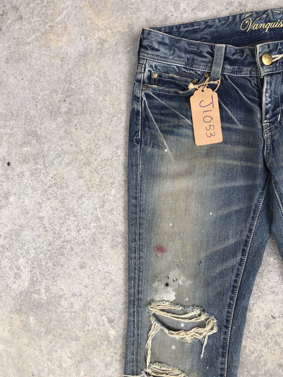 Vanquish Japanese Vanquish Distressed Jeans Slim Fit Size US 30 / EU 46 - 4 Thumbnail