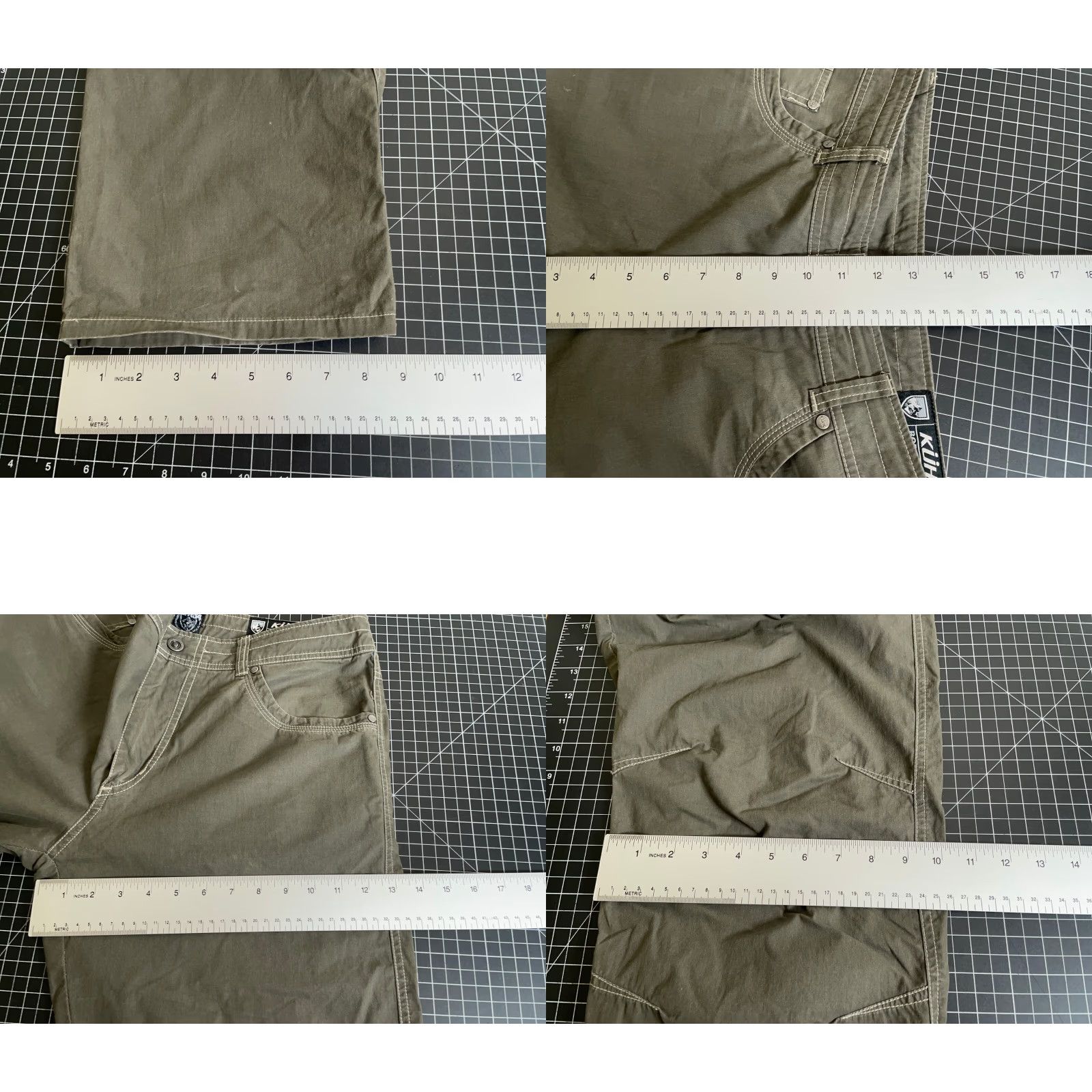 Vintage VINTAGE Kuhl Revolvr Pants Men 34 x 34 Green Chino Casual Outdoor Lightweight Size US 36 / EU 52 - 8 Thumbnail