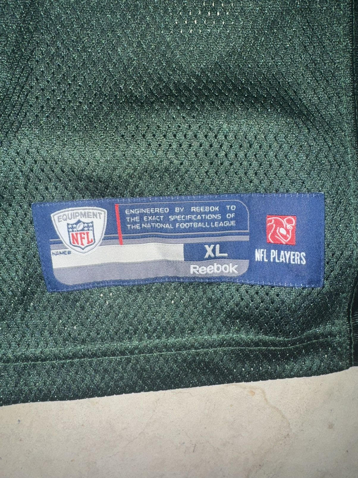Reebok Vintage 2000s New York Jets Brett Favre Reebok Home Jersey Size US XL / EU 56 / 4 - 4 Thumbnail