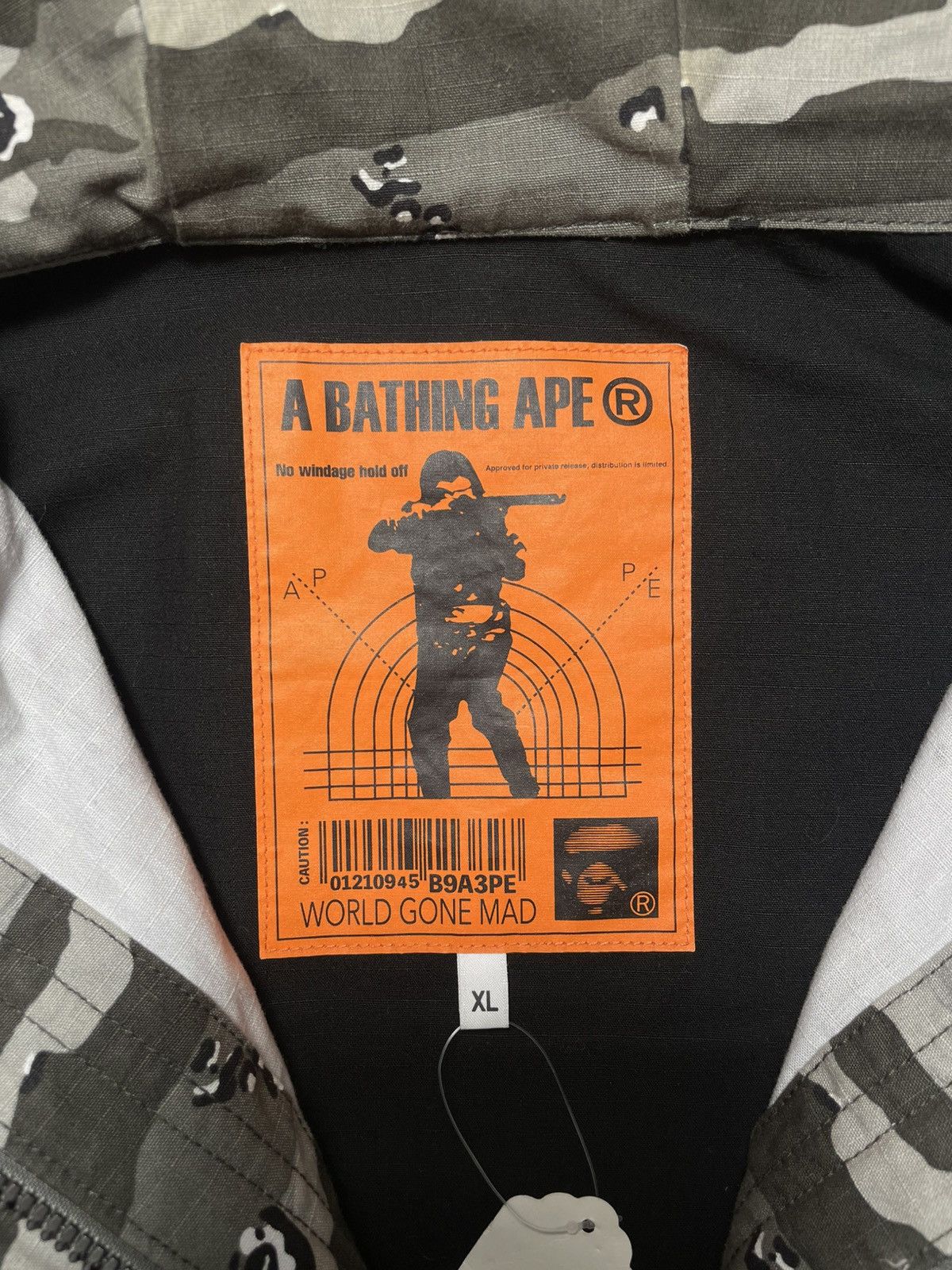 Bape A Bathing Ape (BAPE) Desert Camo Loose Fit Military Jacket Size US XL / EU 56 / 4 - 4 Thumbnail