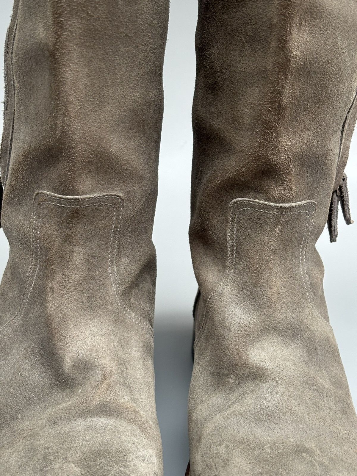 Hermes F/W 2000 Hermes by Margiela Distressed Knee High Boots Size US 8 / IT 38 - 16 Thumbnail