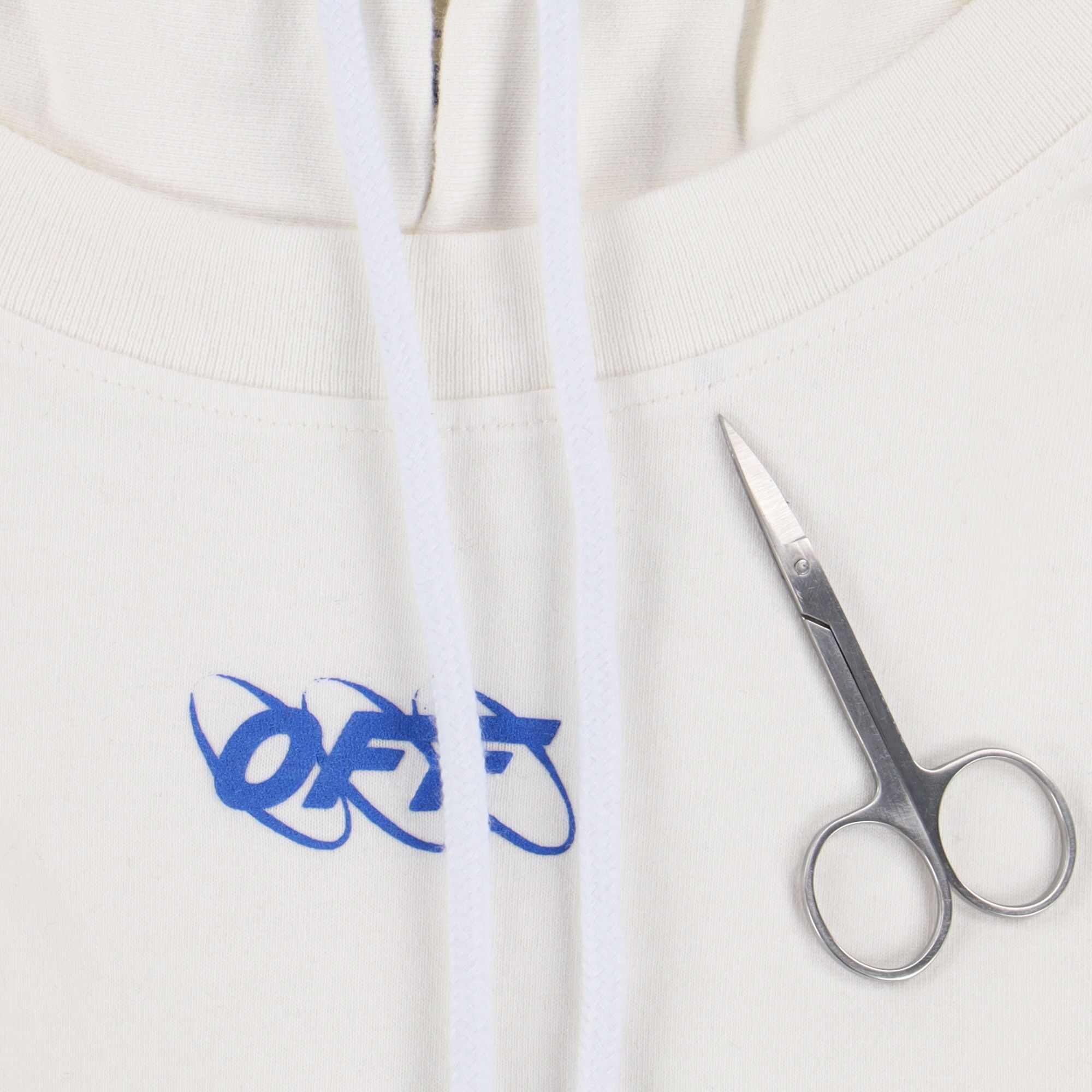 Off-White White Mirko First Oversized Layered Tee Hoodie Size US M / EU 48-50 / 2 - 4 Thumbnail