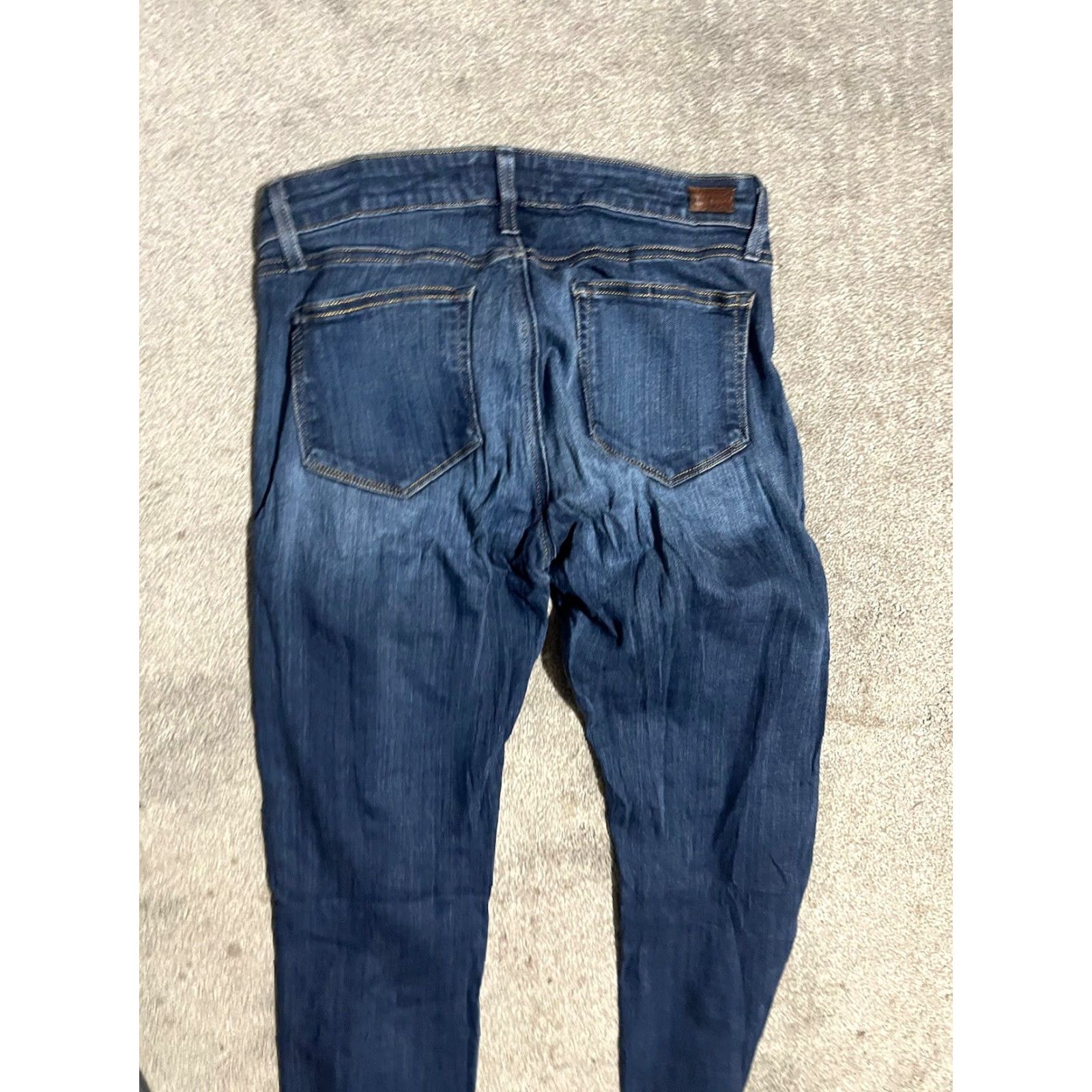 Paige Paige Skyline Skinny Jeans Women Size 28 in Dark Wash Size 28" / US 6 / IT 42 - 4 Thumbnail