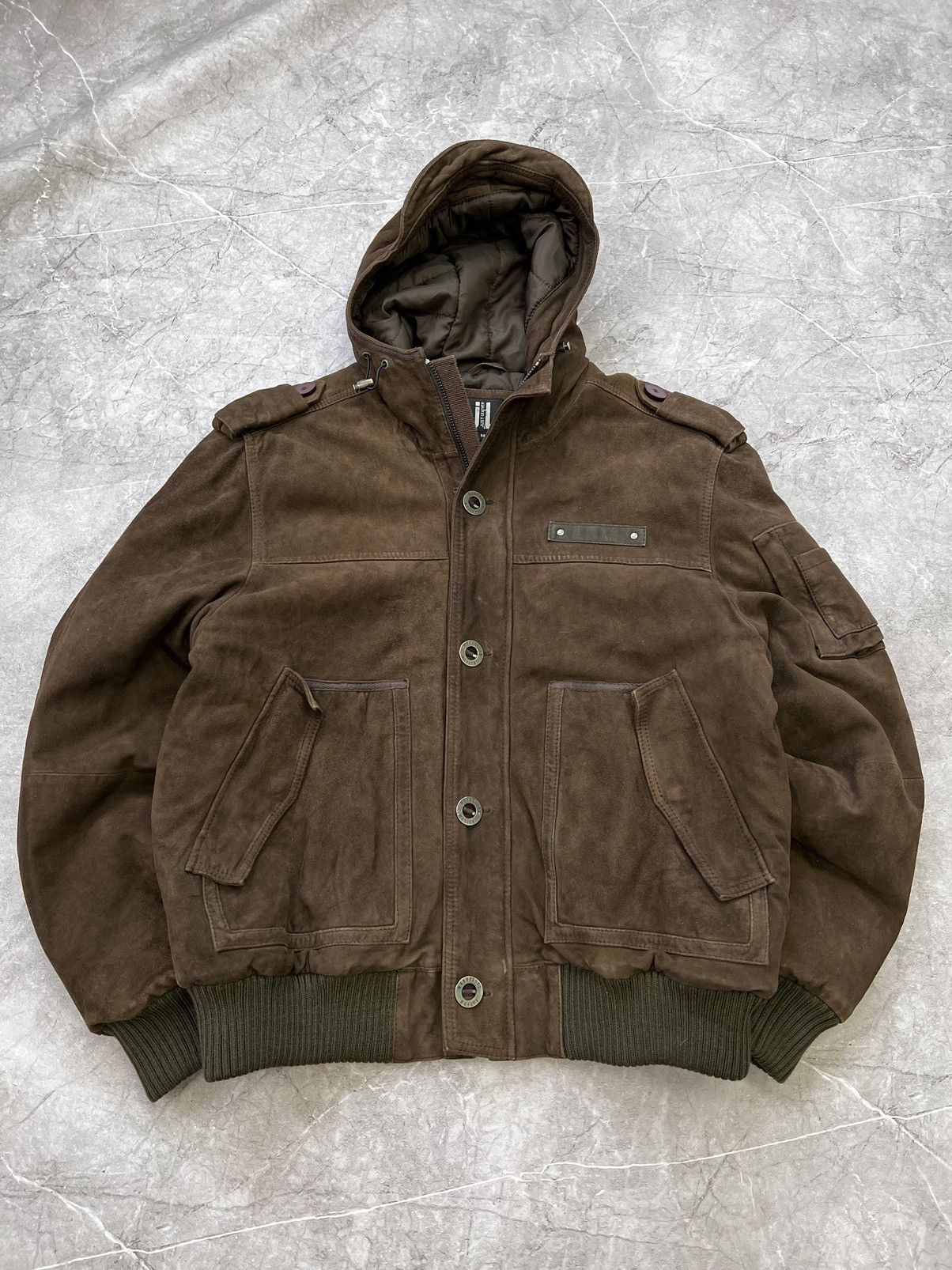 If Six Was Nine × Japanese Brand × Le Grande Bleu (L.G.B.) Avant Garde If Six Was Nine Style SUEDE HOOD JACket Size US L / EU 52-54 / 3 - 1 Thumbnail