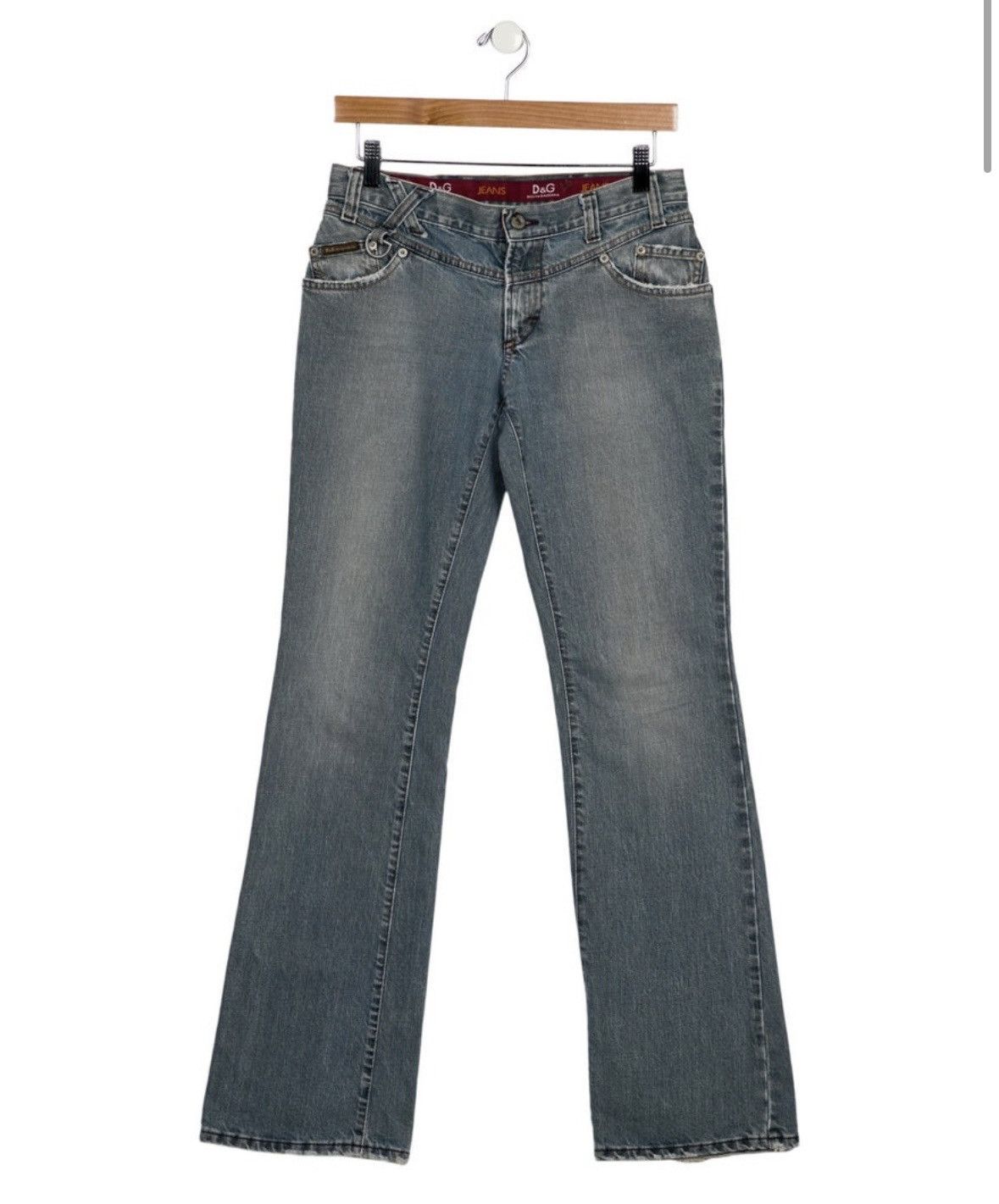 Dolce & Gabbana D&G Mid rise wide leg jeans Size 27" / US 4 / IT 40 - 1 Thumbnail