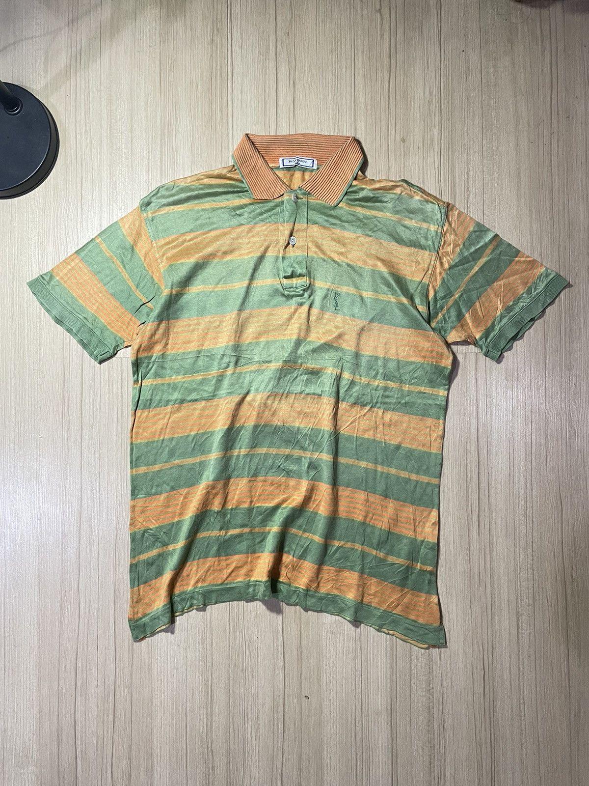 Vintage × Yves Saint Laurent VINTAGE YVES SAINT LAURENT POLO TEE Size US L / EU 52-54 / 3 - 1 Thumbnail