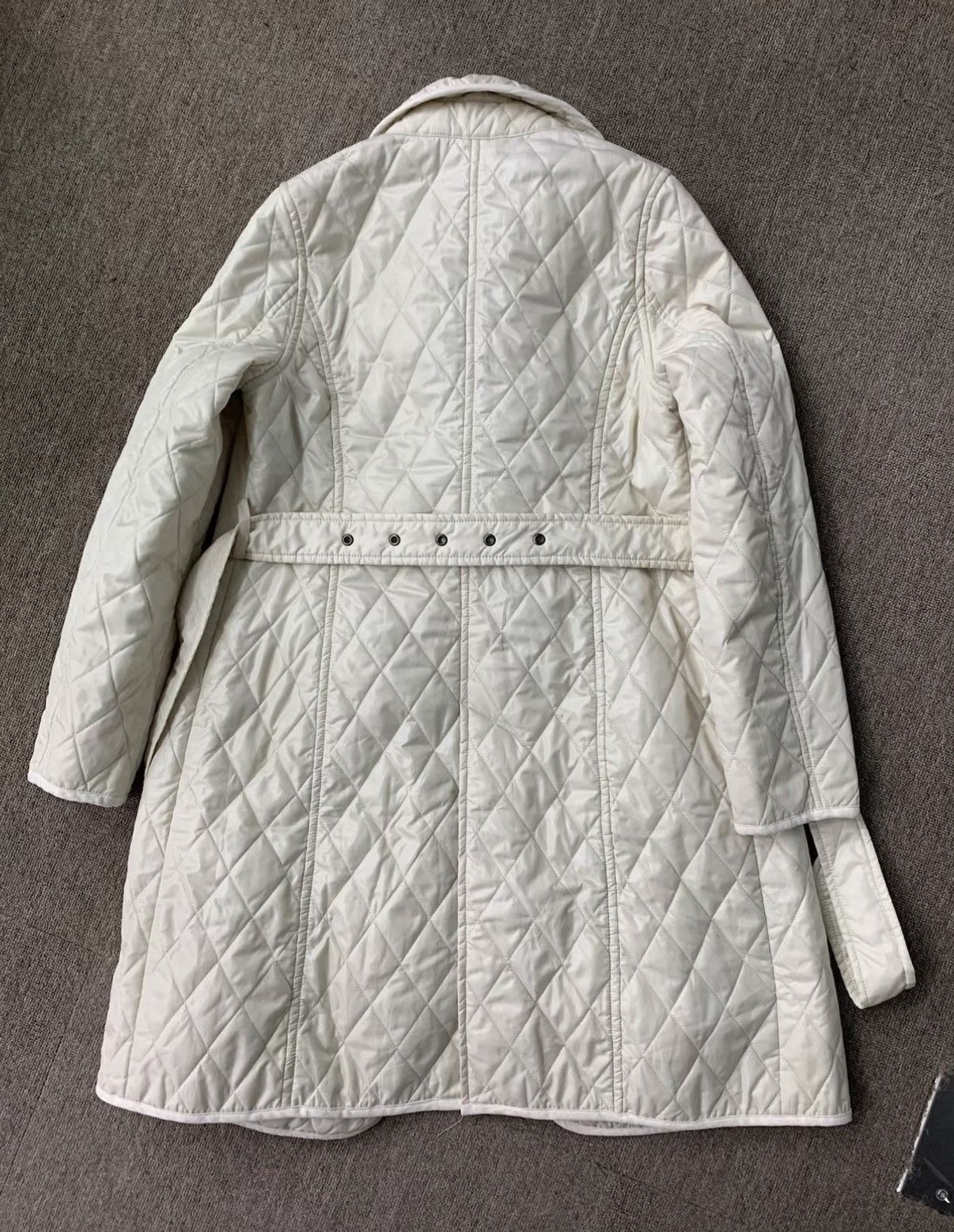 Burberry BURBERRY Limited Edition Beige Argyle Cotton Jacket Size M / US 6-8 / IT 42-44 - 8 Thumbnail