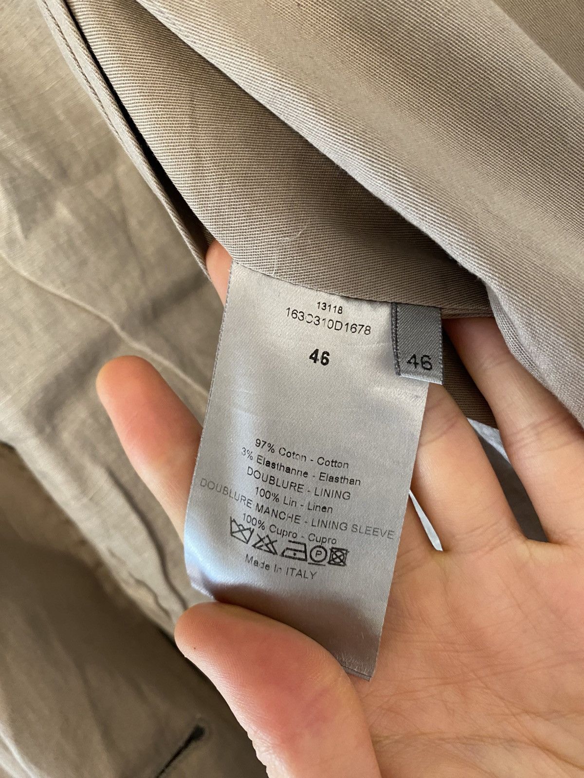 Dior Kris van assche era double breasted trench coat Size US M / EU 48-50 / 2 - 24 Thumbnail