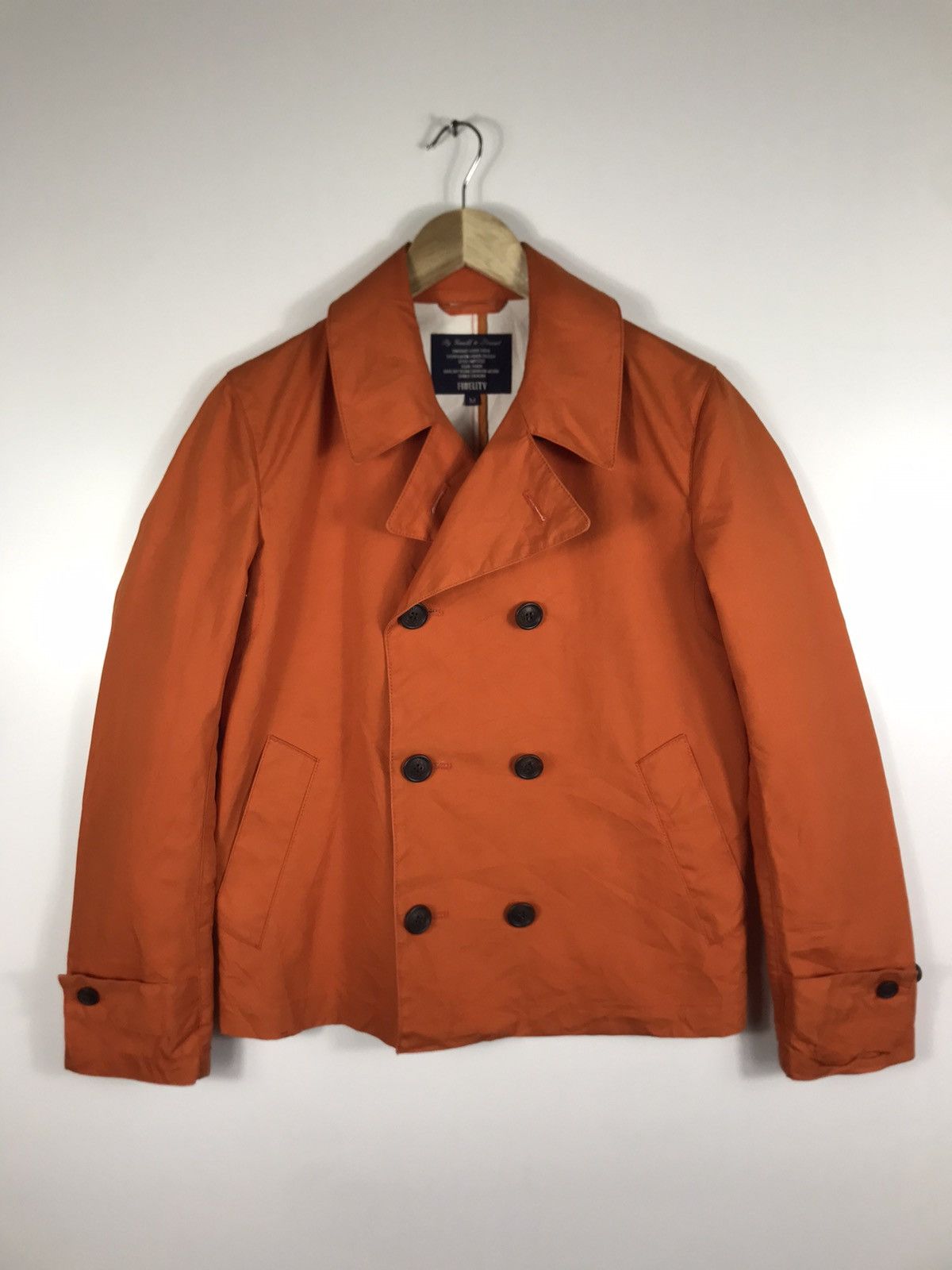 Designer × Fidelity 🔥Luxury Fashion Fidelity Double Breast Peacoat Size M / US 6-8 / IT 42-44 - 2 Thumbnail