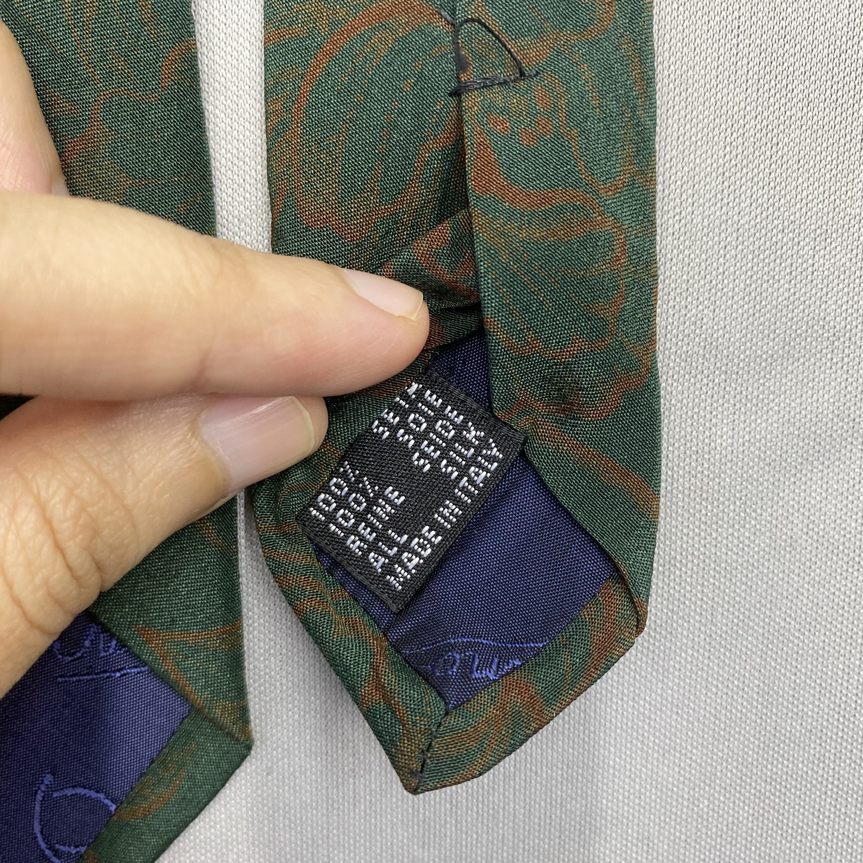Borsalino Vintage Borsalino SILK Necktie Cravate Pure Silk Neck Tie Size ONE SIZE - 8 Thumbnail