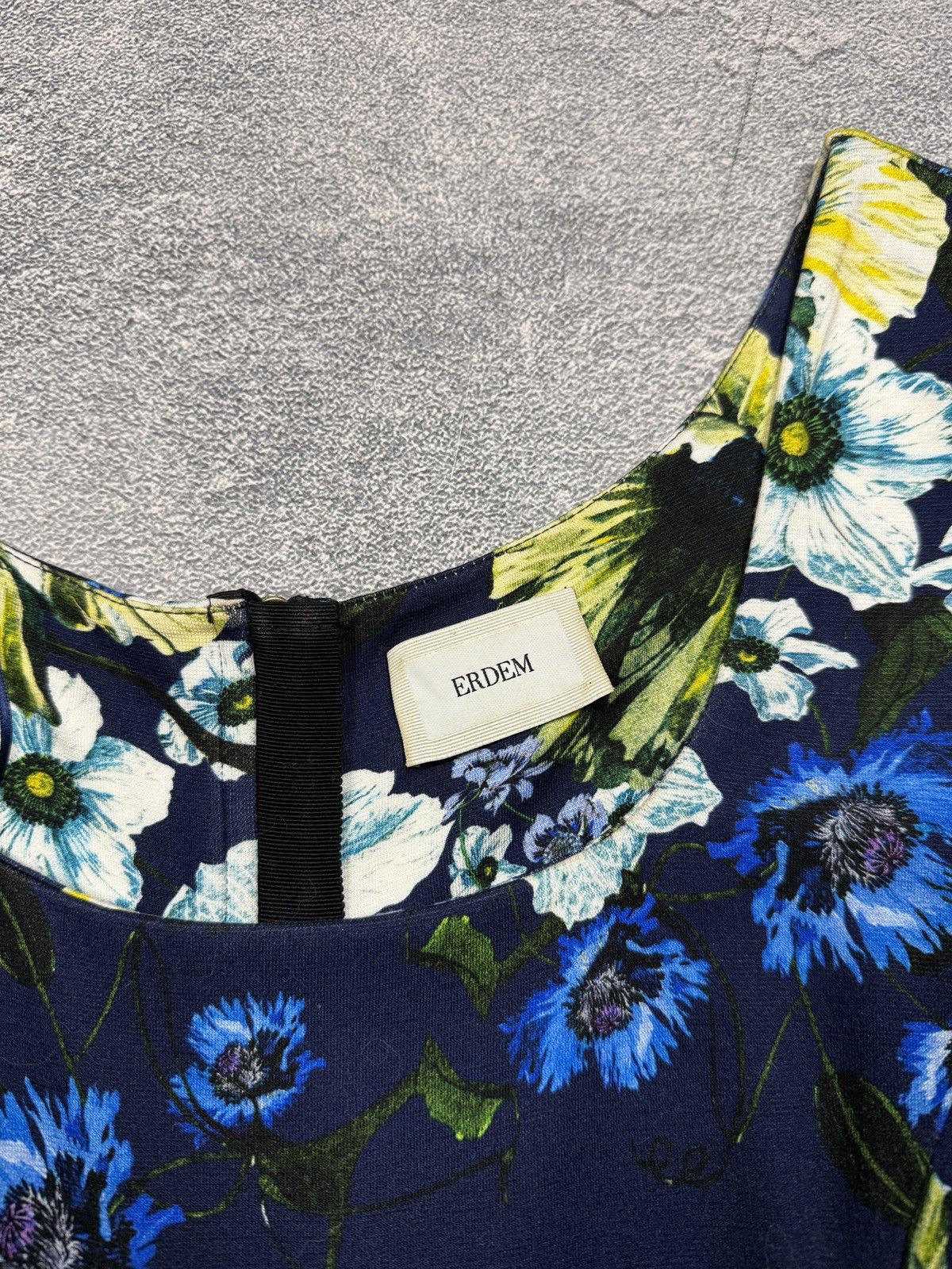 Erdem ERDEM GARDEN FLORAL VISCOSE DRESS Size M / US 6-8 / IT 42-44 - 8 Thumbnail